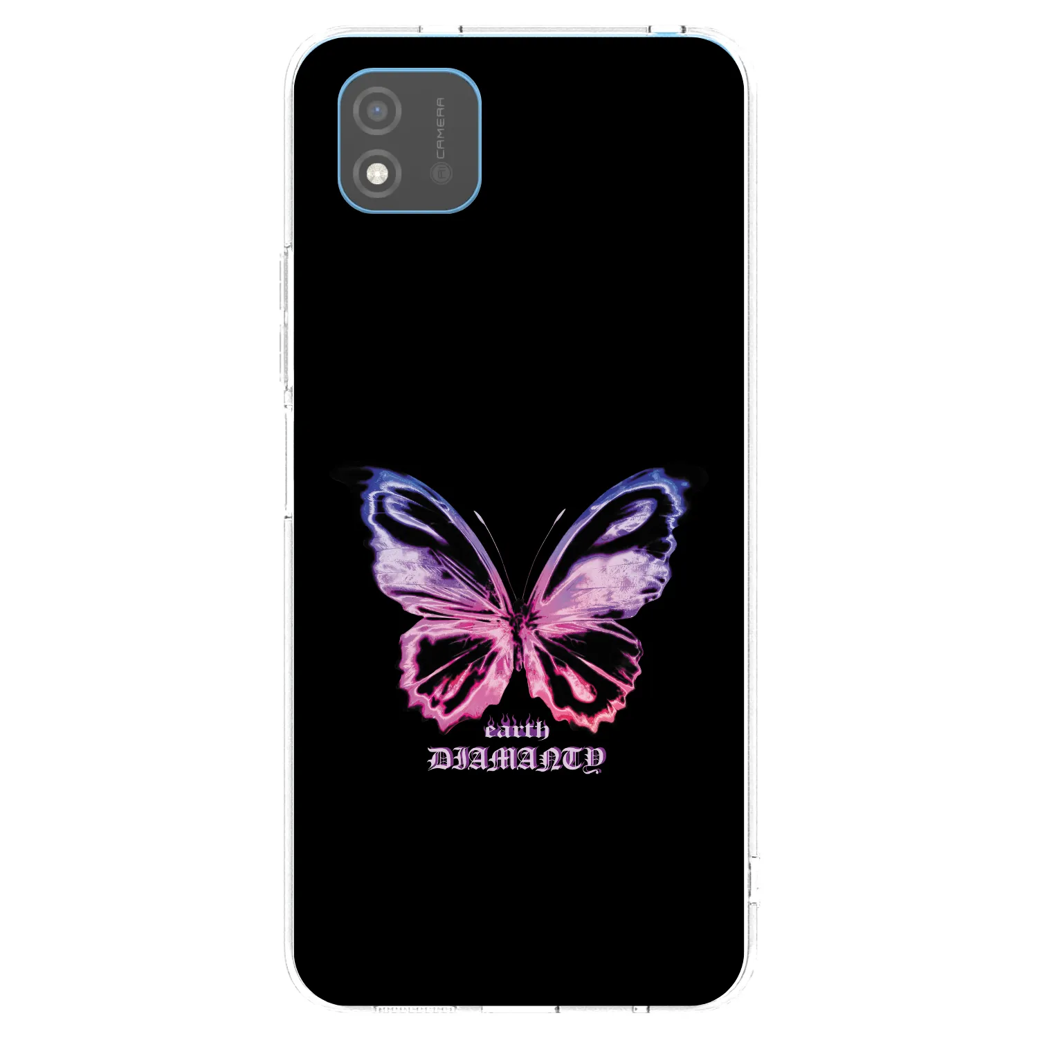 Picasee silikonska prozirna maskica za Realme C11 (2021) - Diamanty Purple