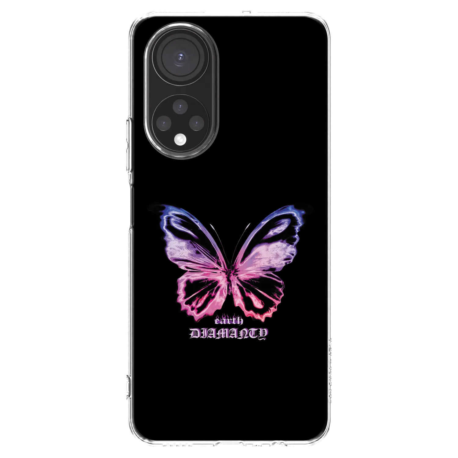 Picasee silikonska prozirna maskica za Honor X7 - Diamanty Purple