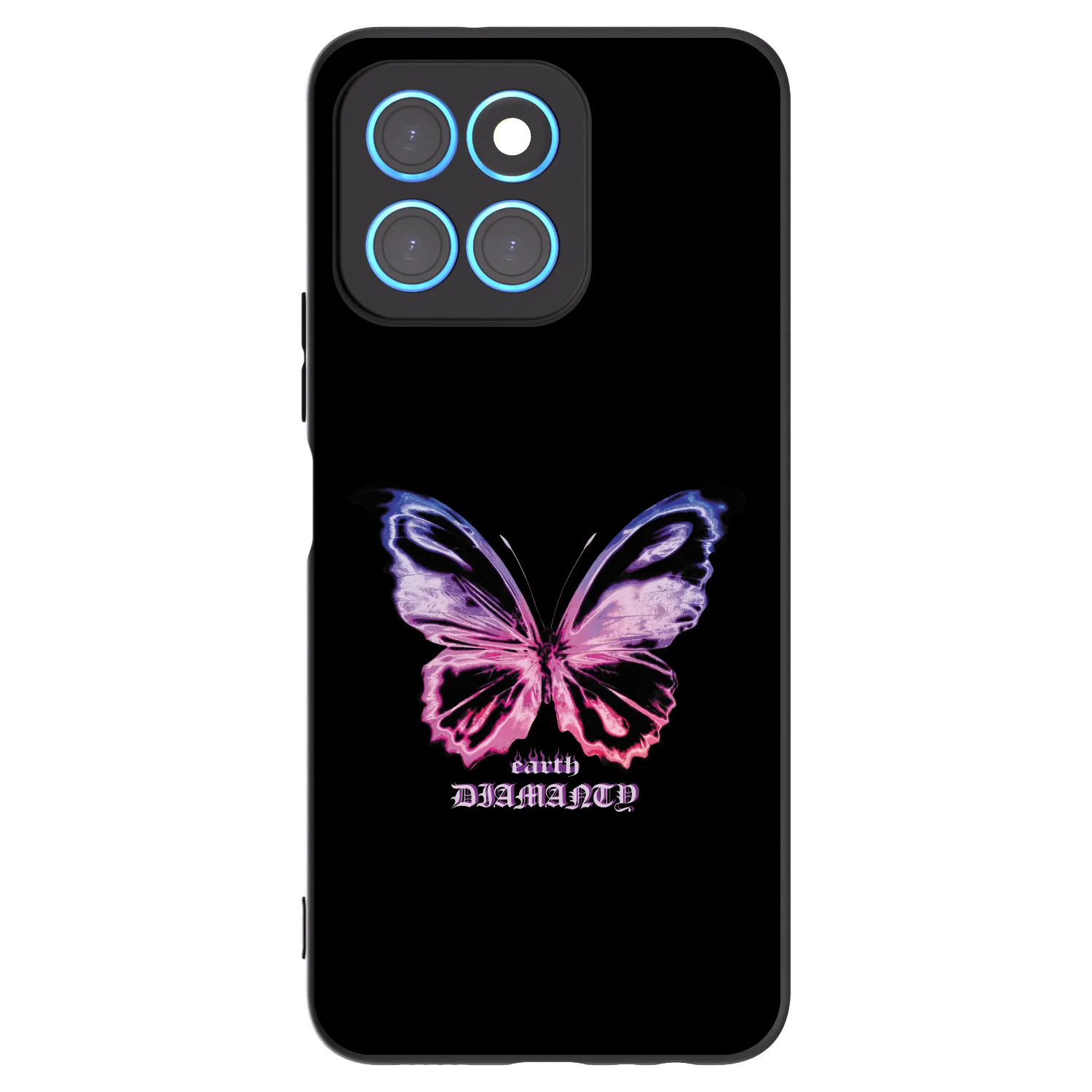 Picasee crna silikonska maskica za Honor X6 - Diamanty Purple
