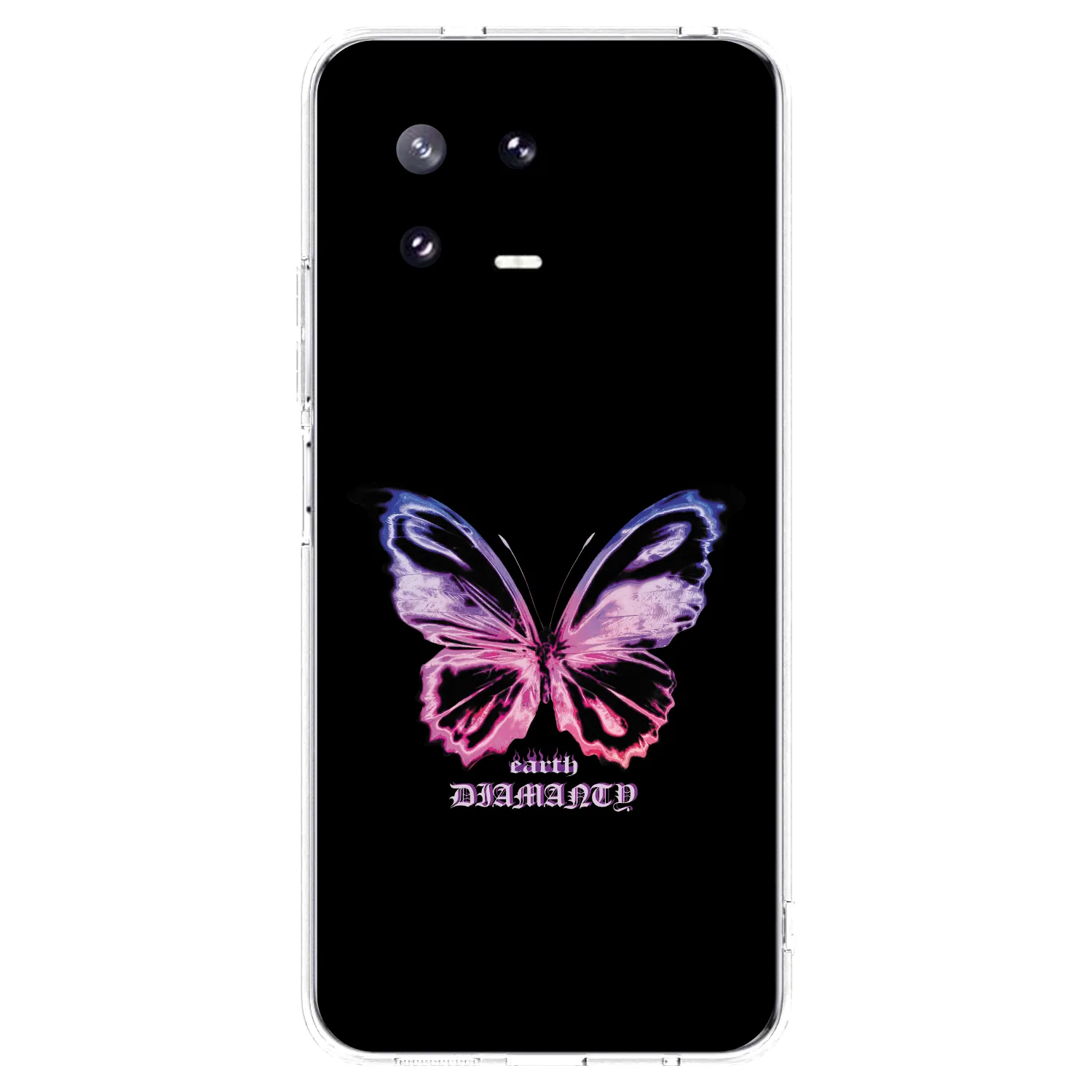 Picasee silikonska prozirna maskica za Xiaomi 13 Pro - Diamanty Purple