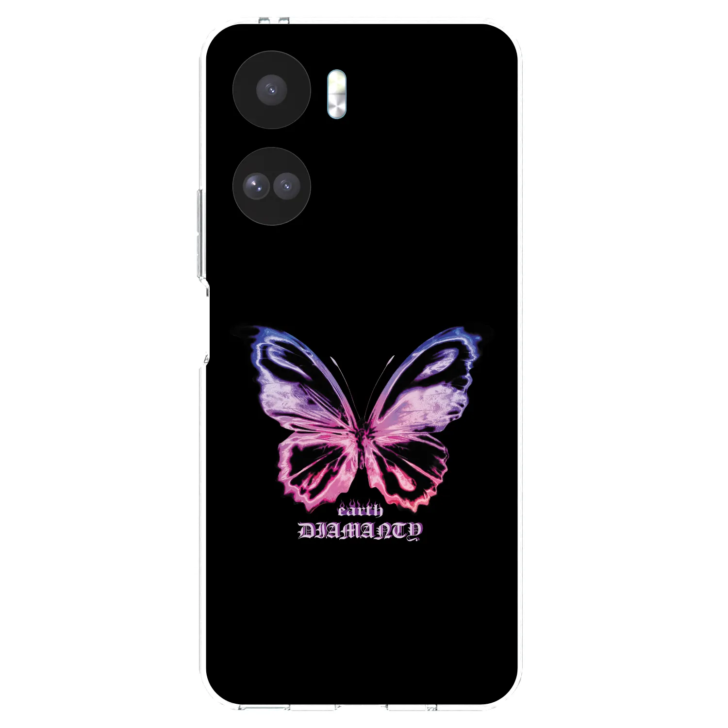 Picasee silikonska prozirna maskica za Honor 90 Lite 5G - Diamanty Purple