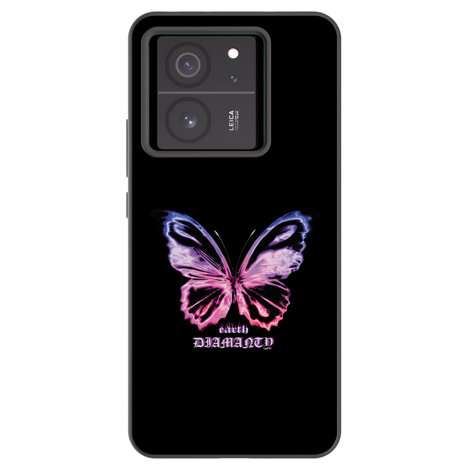 Picasee crna silikonska maskica za Xiaomi 13T - Diamanty Purple