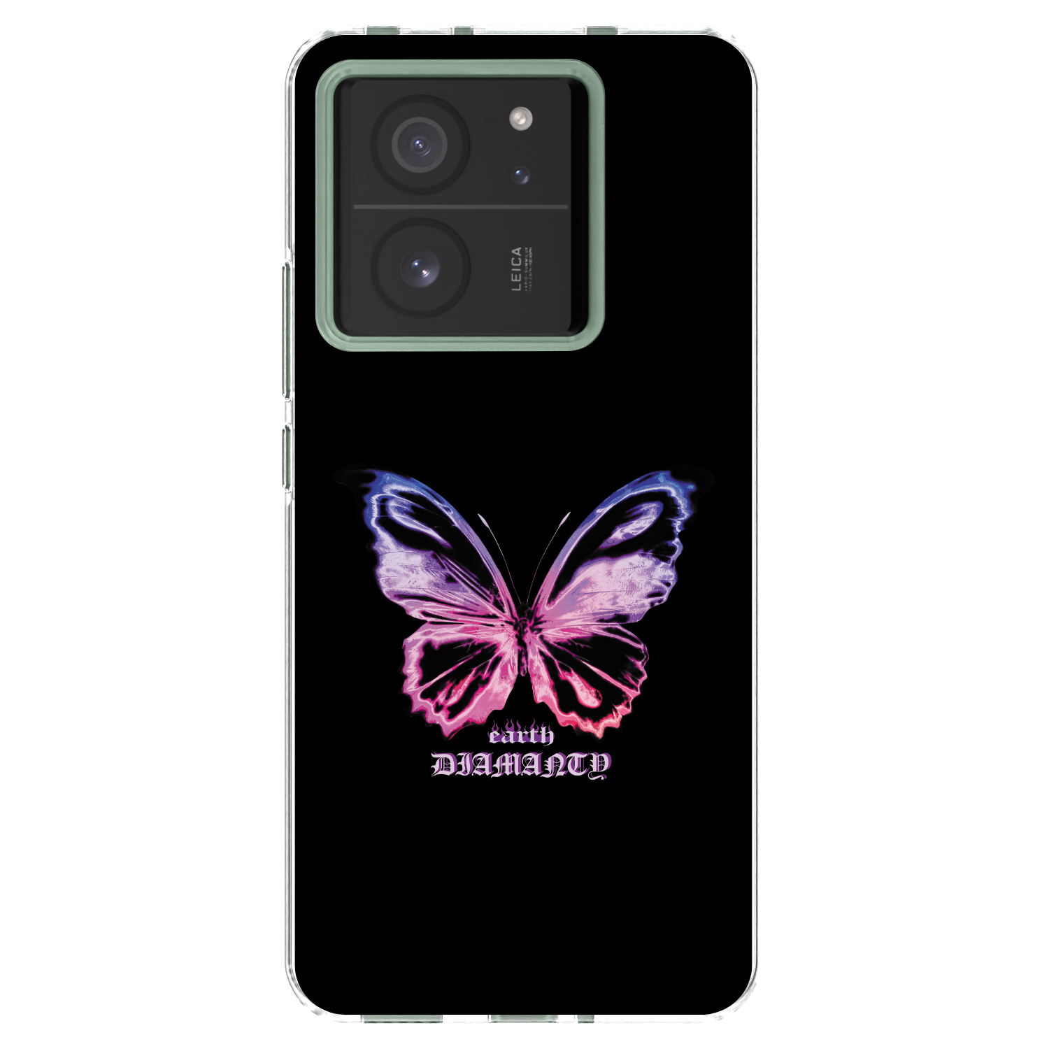 Picasee silikonska prozirna maskica za Xiaomi 13T - Diamanty Purple