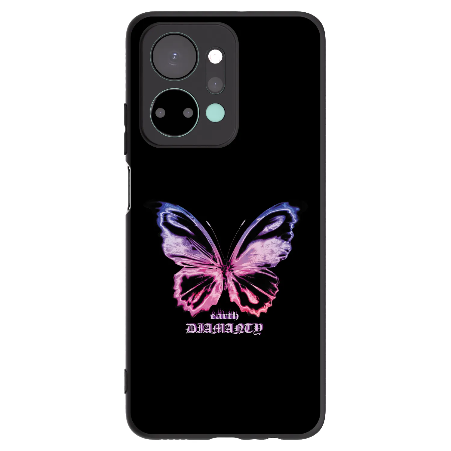 Picasee crna silikonska maskica za Honor X7a - Diamanty Purple