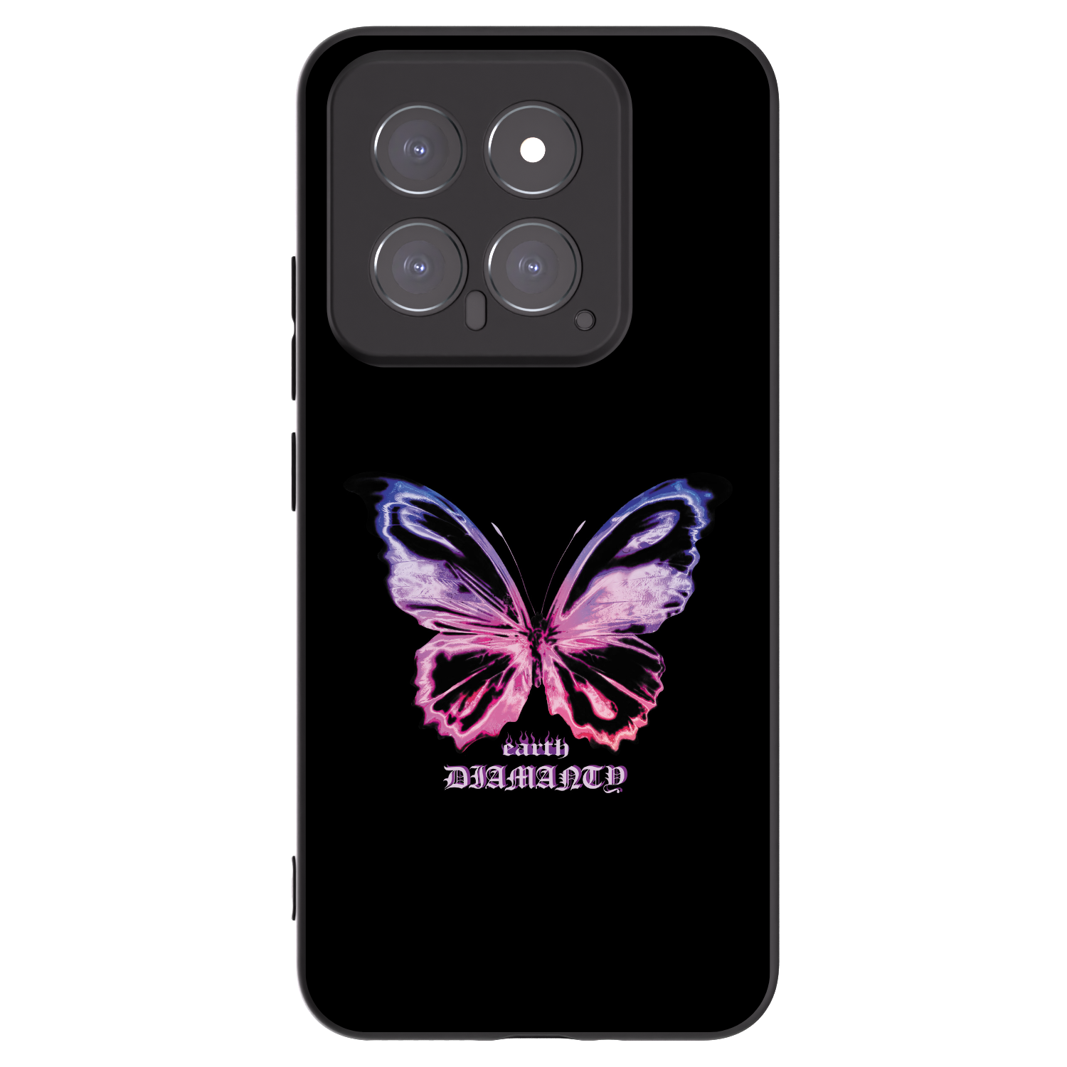 Picasee crna silikonska maskica za Xiaomi 14 - Diamanty Purple
