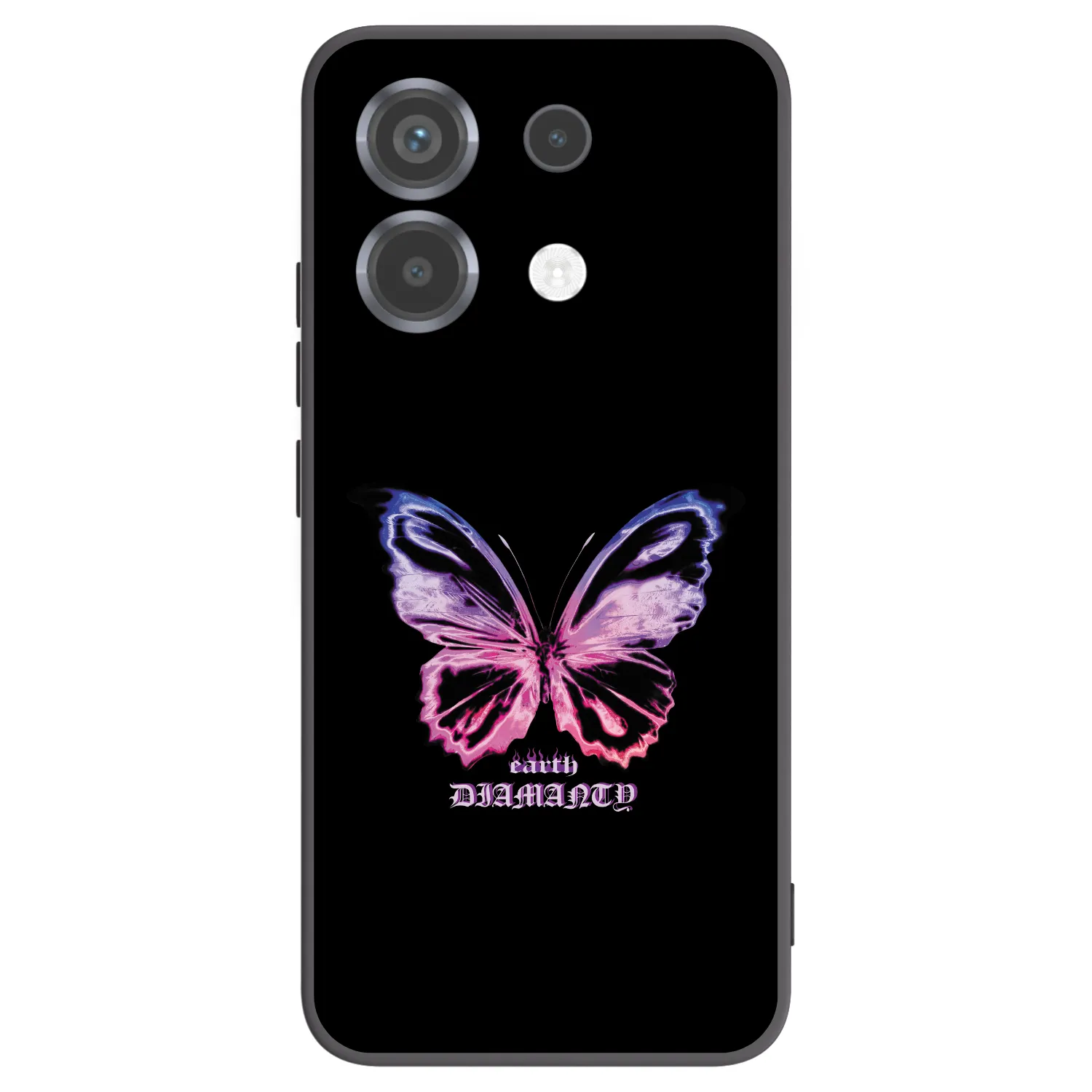 Picasee crna silikonska maskica za Xiaomi Poco X6 - Diamanty Purple