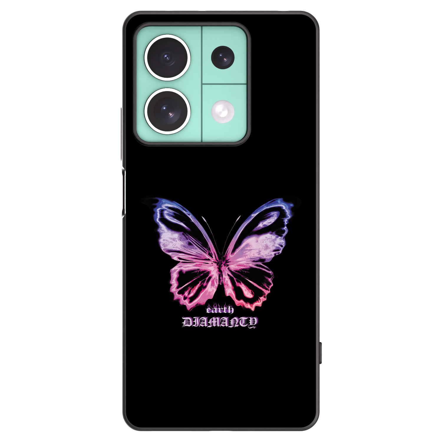Picasee crna silikonska maskica za Xiaomi Redmi Note 13 5G - Diamanty Purple