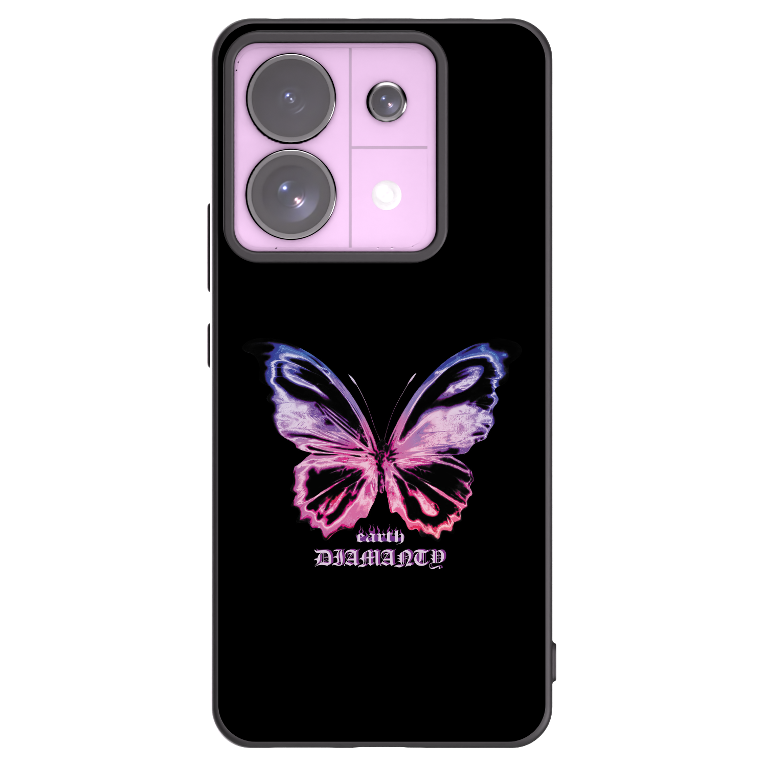 Picasee crna silikonska maskica za Xiaomi Redmi Note 13 Pro 5G - Diamanty Purple
