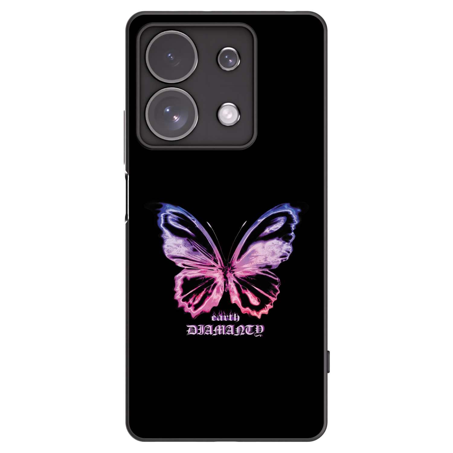 Picasee crna silikonska maskica za Xiaomi Redmi Note 13 Pro 4G - Diamanty Purple