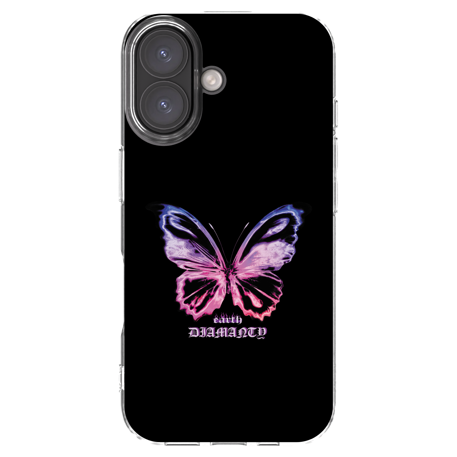 Picasee silikonska prozirna maskica za Apple iPhone 16 - Diamanty Purple