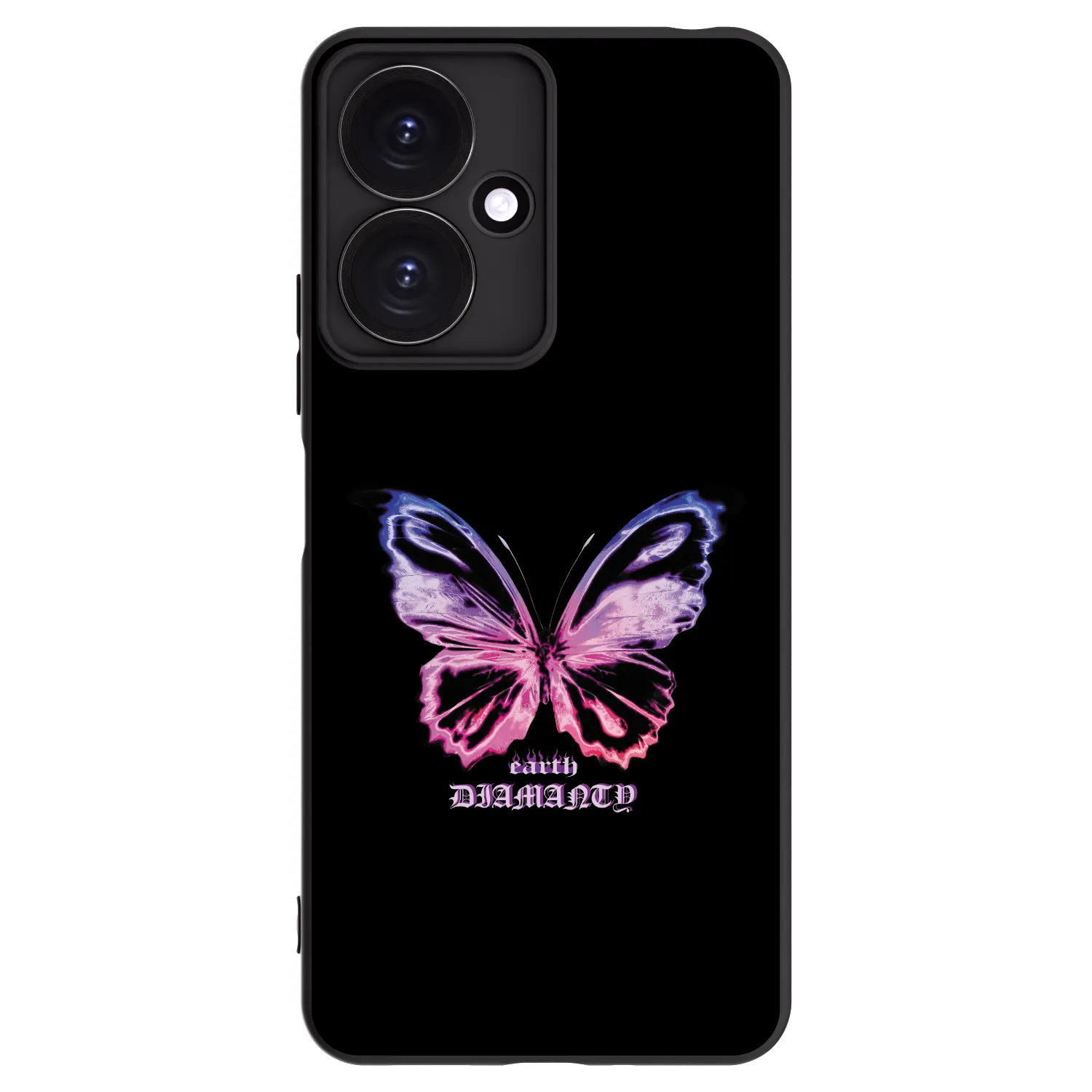 Picasee crna silikonska maskica za Xiaomi Redmi 13C 5G - Diamanty Purple