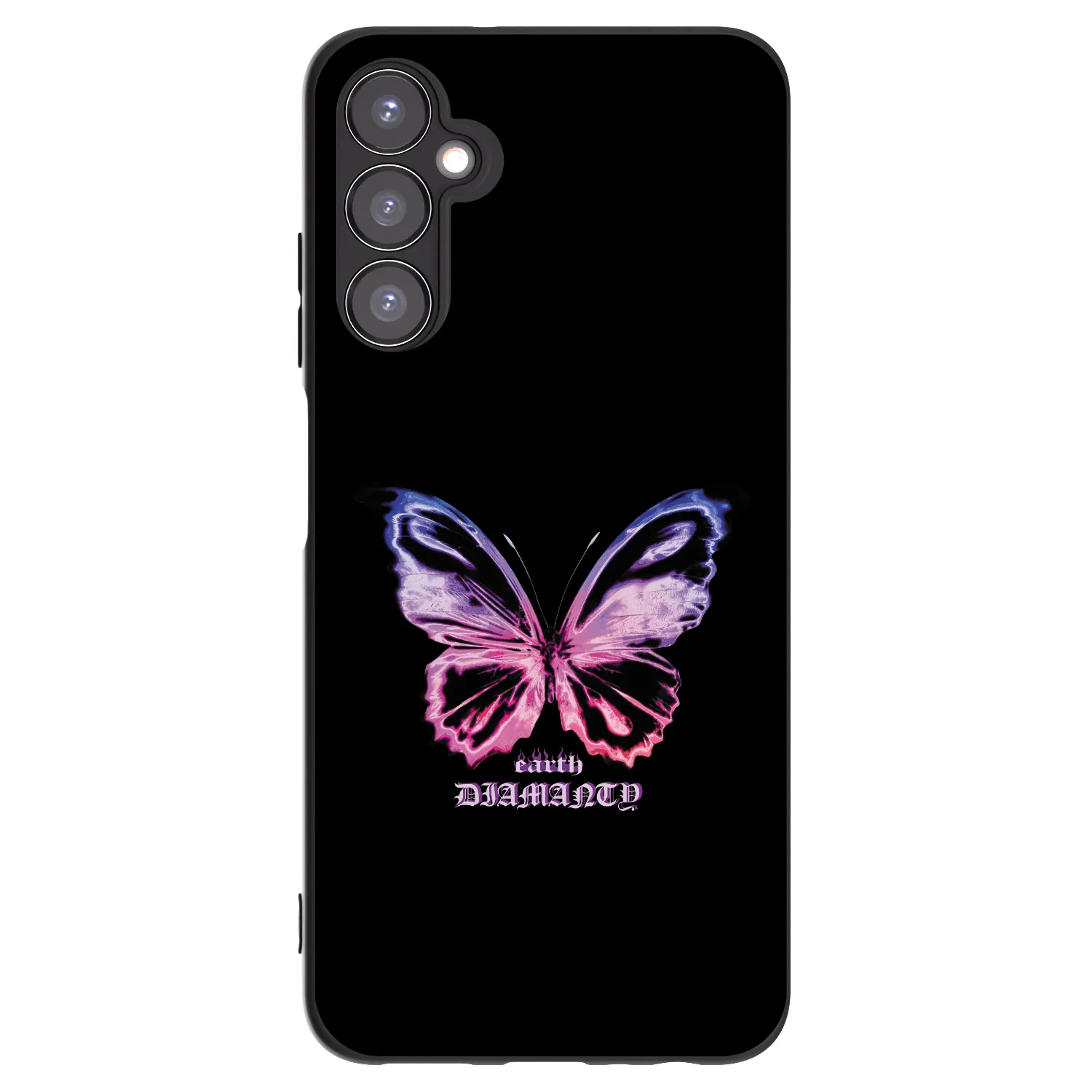 Picasee crna silikonska maskica za Samsung Galaxy A05s A057G - Diamanty Purple