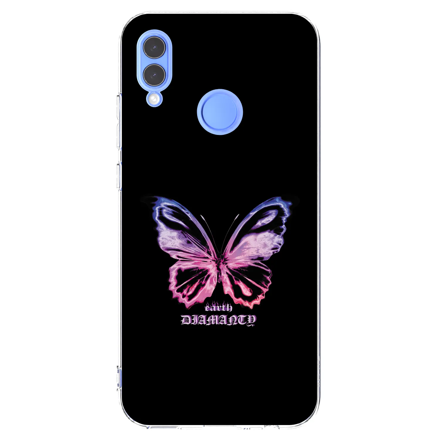 Picasee silikonska prozirna maskica za Honor 10 Lite - Diamanty Purple