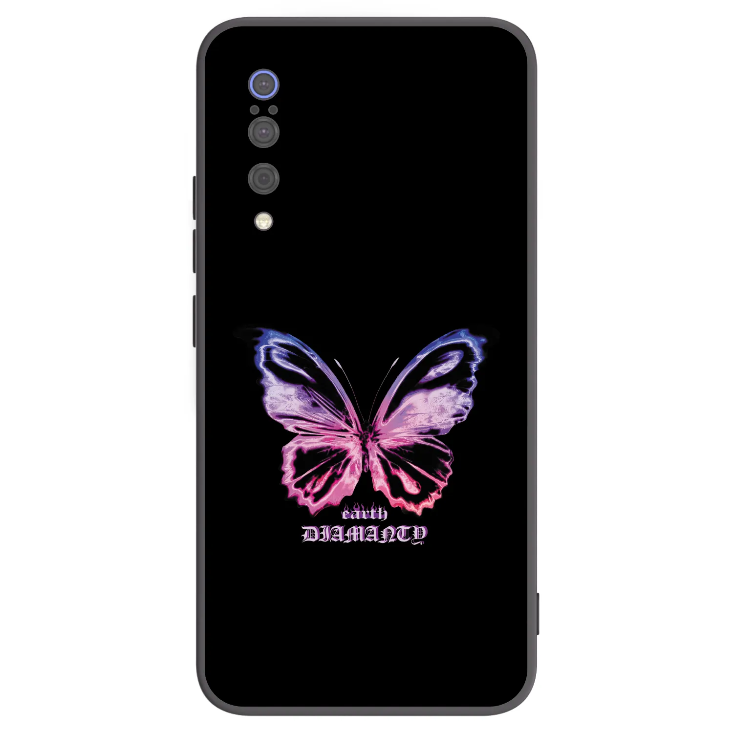 Picasee crna silikonska maskica za Xiaomi Mi 9 - Diamanty Purple