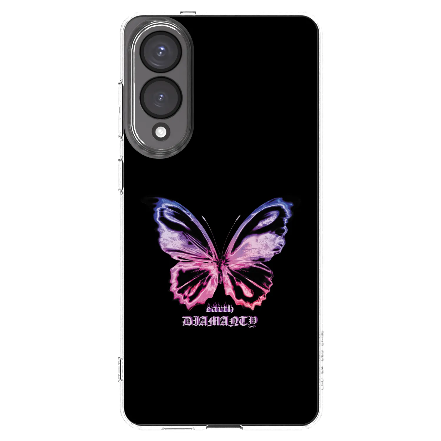 Picasee silikonska prozirna maskica za Samsung Galaxy S25 Edge 5G - Diamanty Purple