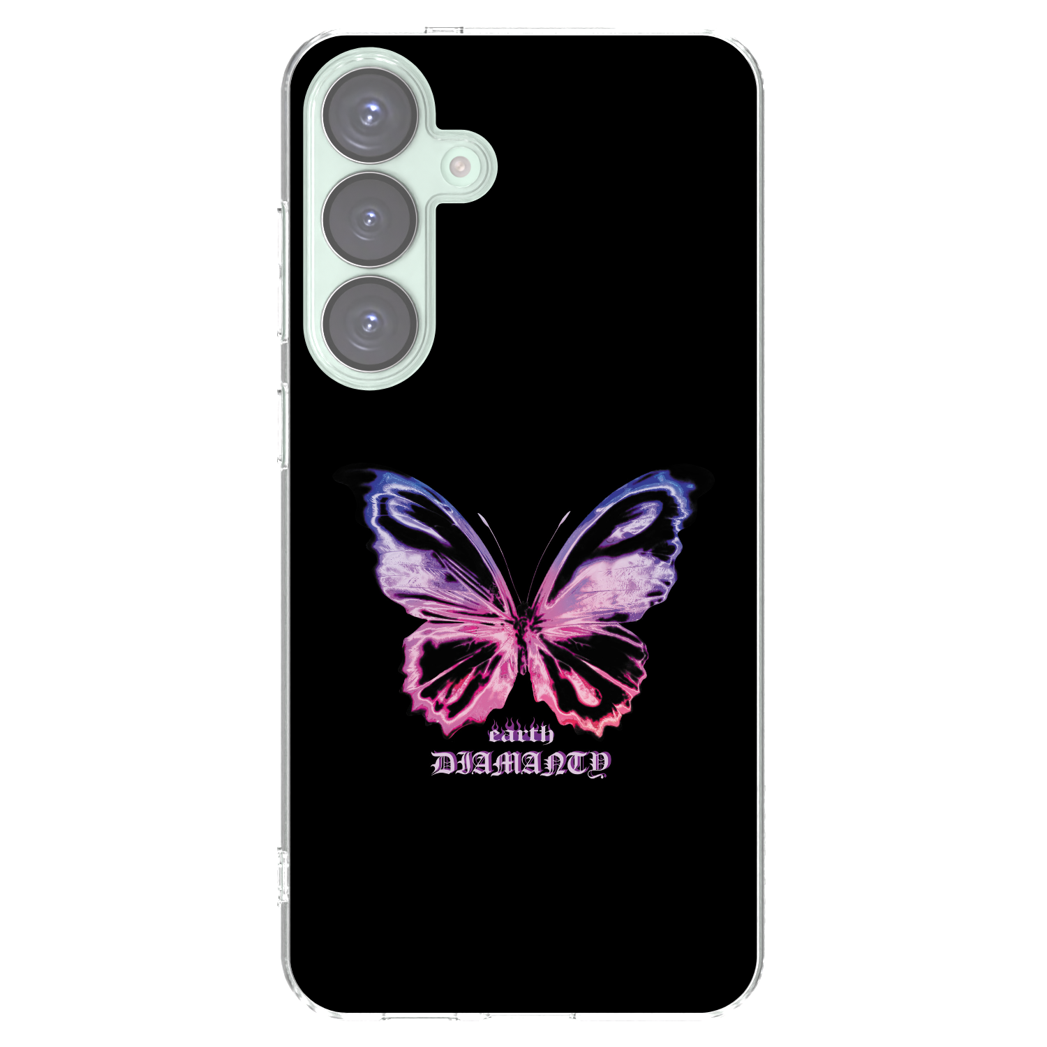 Picasee silikonska prozirna maskica za Samsung Galaxy S25+ 5G - Diamanty Purple
