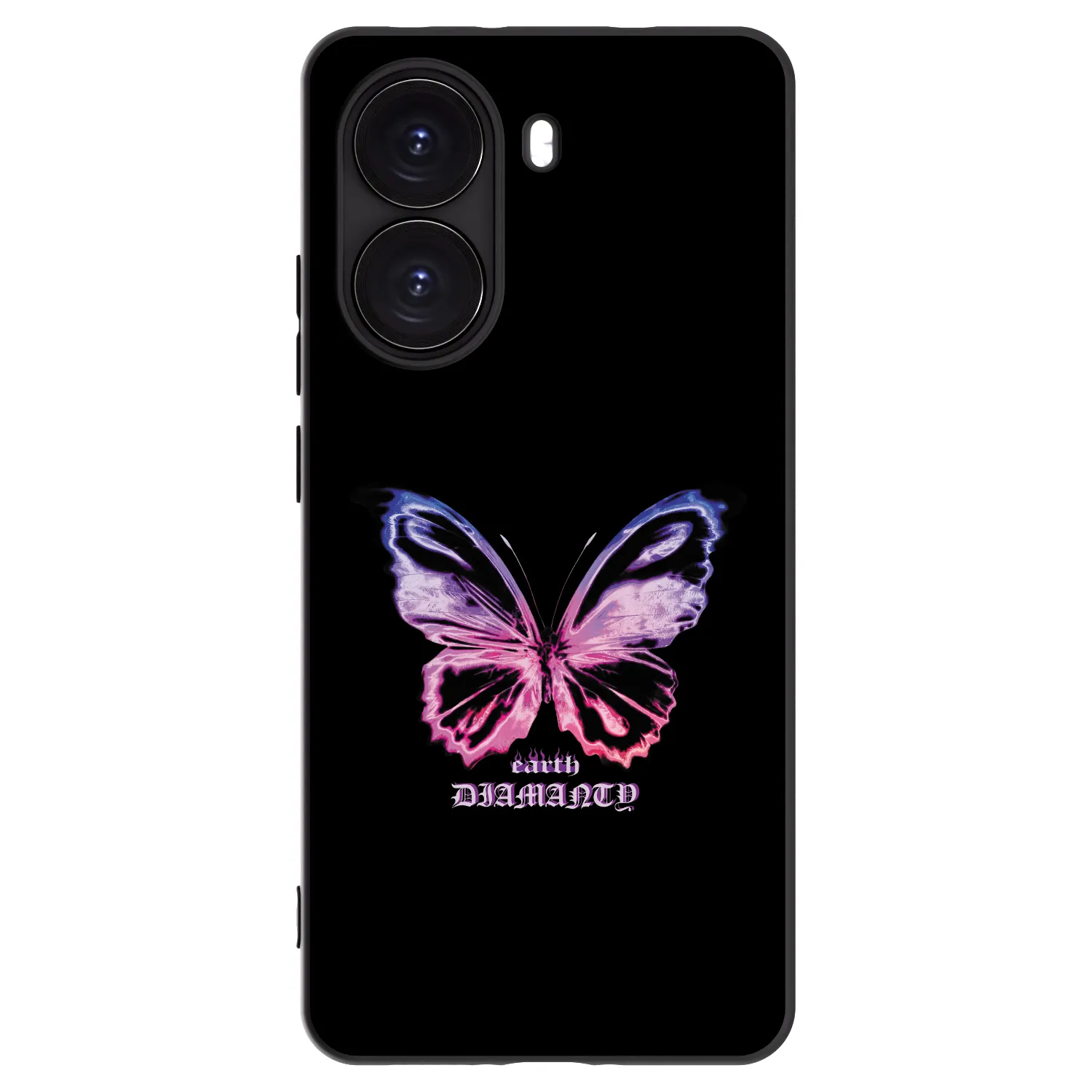 Picasee crna silikonska maskica za Xiaomi Poco X7 Pro 5G - Diamanty Purple