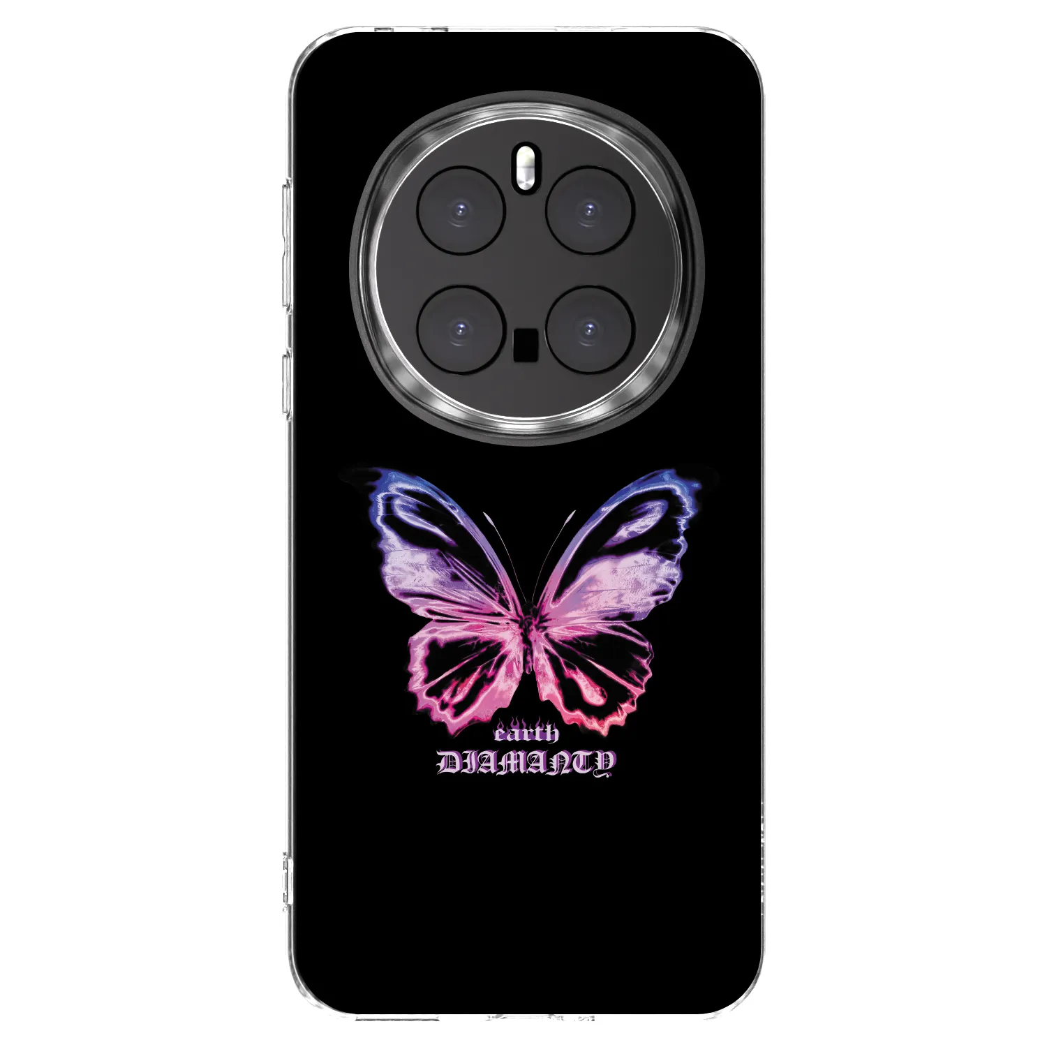 Picasee silikonska prozirna maskica za Honor Magic7 Pro 5G - Diamanty Purple