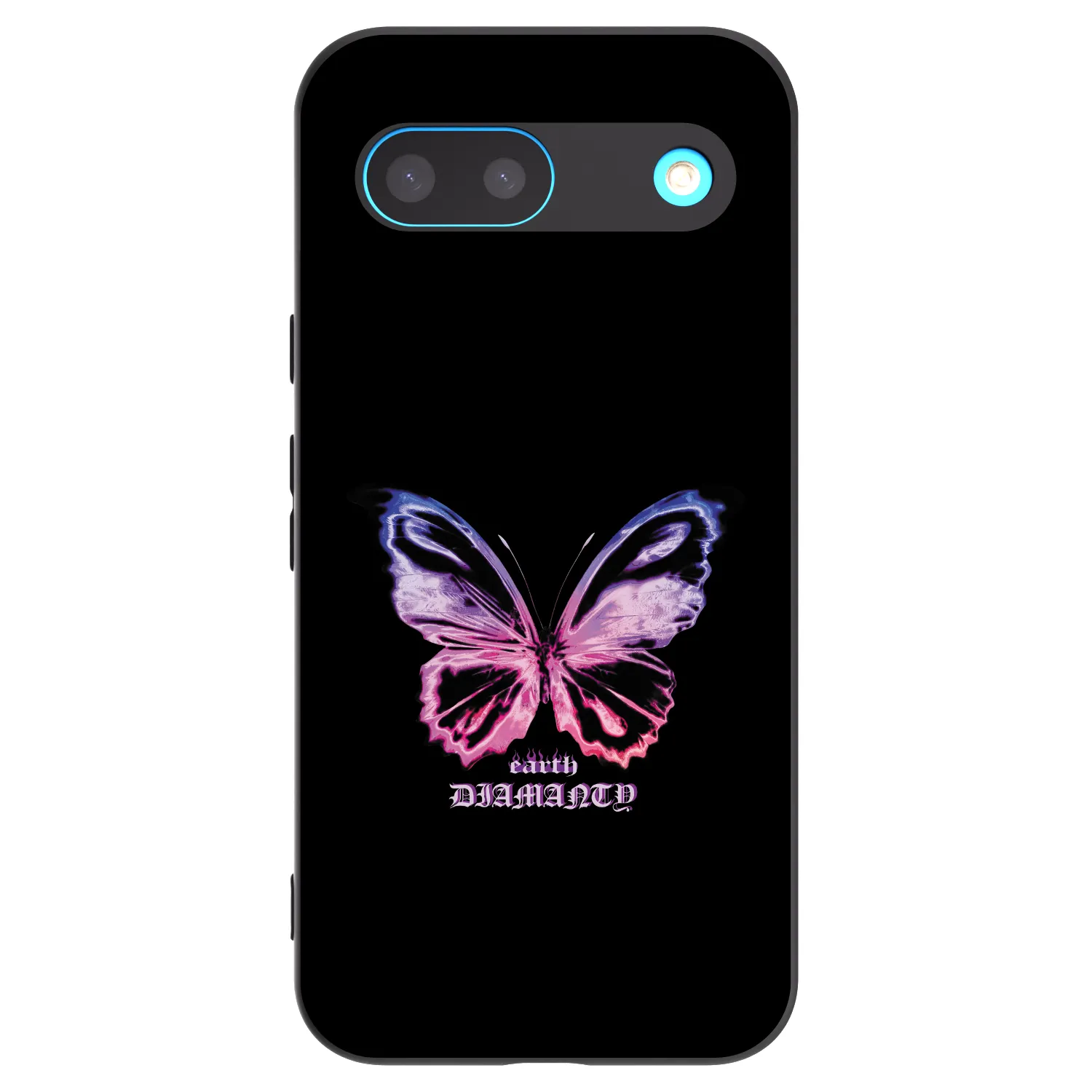 Picasee crna silikonska maskica za Google Pixel 8 - Diamanty Purple