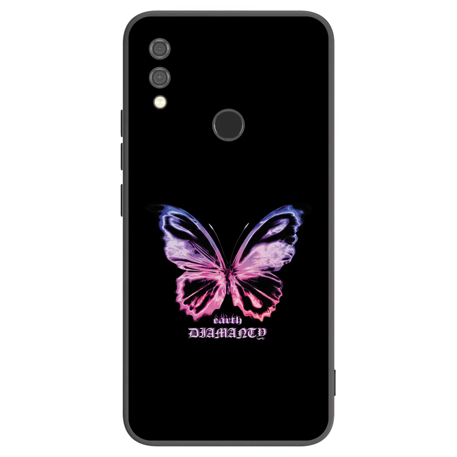 Picasee crna silikonska maskica za Xiaomi Redmi Note 7 - Diamanty Purple