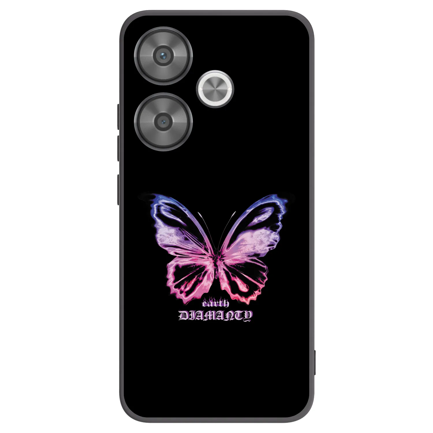 Picasee crna silikonska maskica za Xiaomi Poco F6 - Diamanty Purple