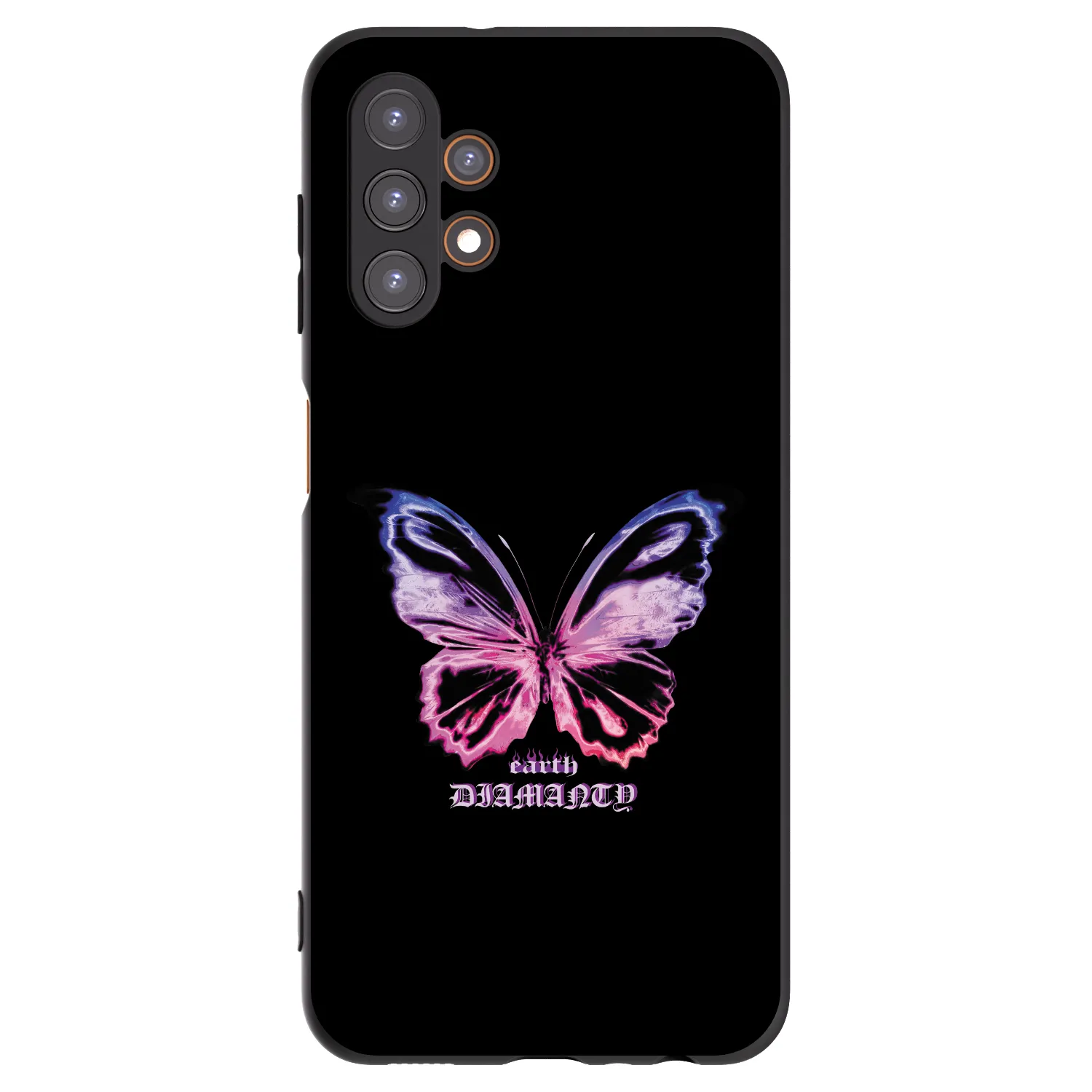 Picasee crna silikonska maskica za Samsung Galaxy A13 5G - Diamanty Purple