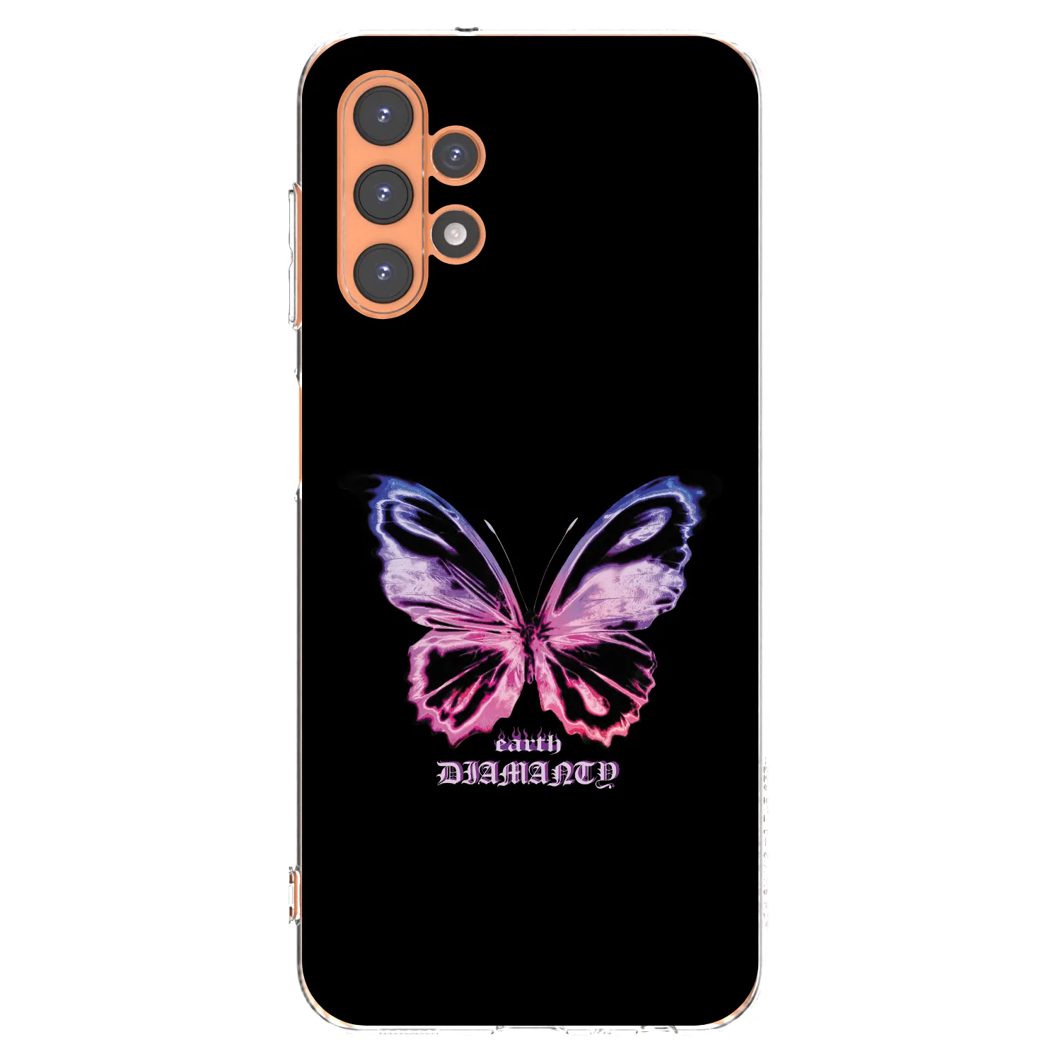 Picasee silikonska prozirna maskica za Samsung Galaxy A13 5G - Diamanty Purple
