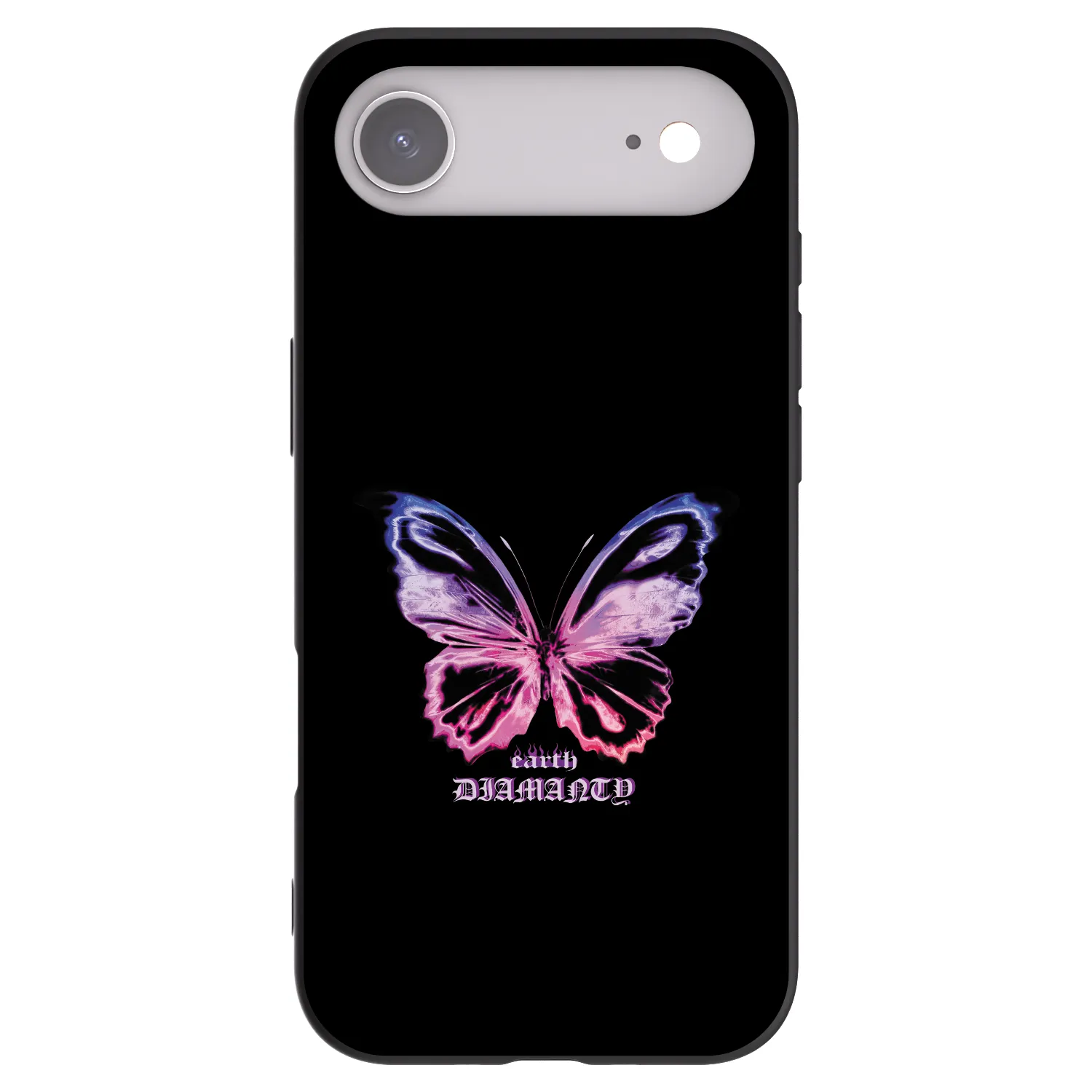 Picasee crna silikonska maskica za Apple iPhone Air - Diamanty Purple