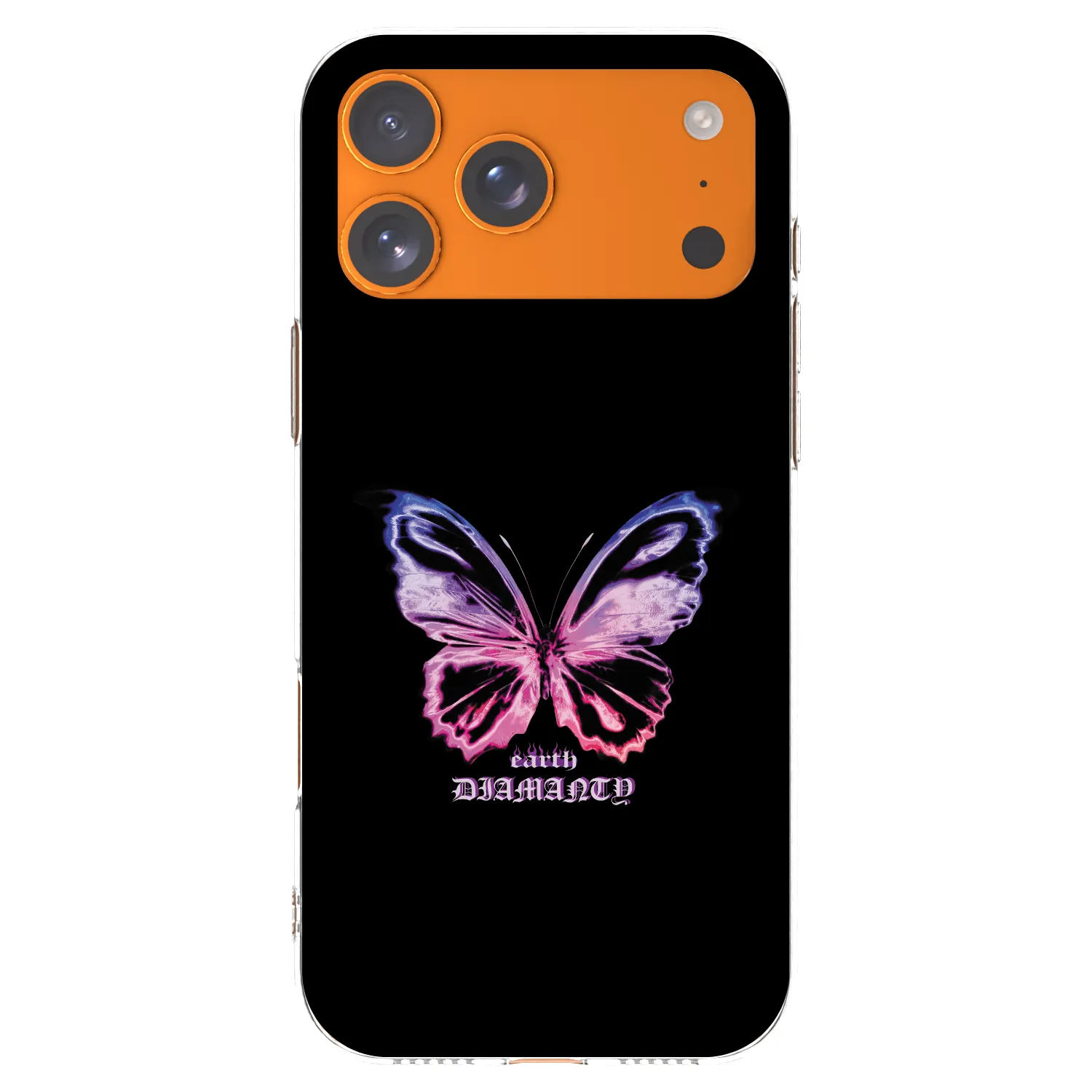 Picasee silikonska prozirna maskica za Apple iPhone 17 Pro Max - Diamanty Purple
