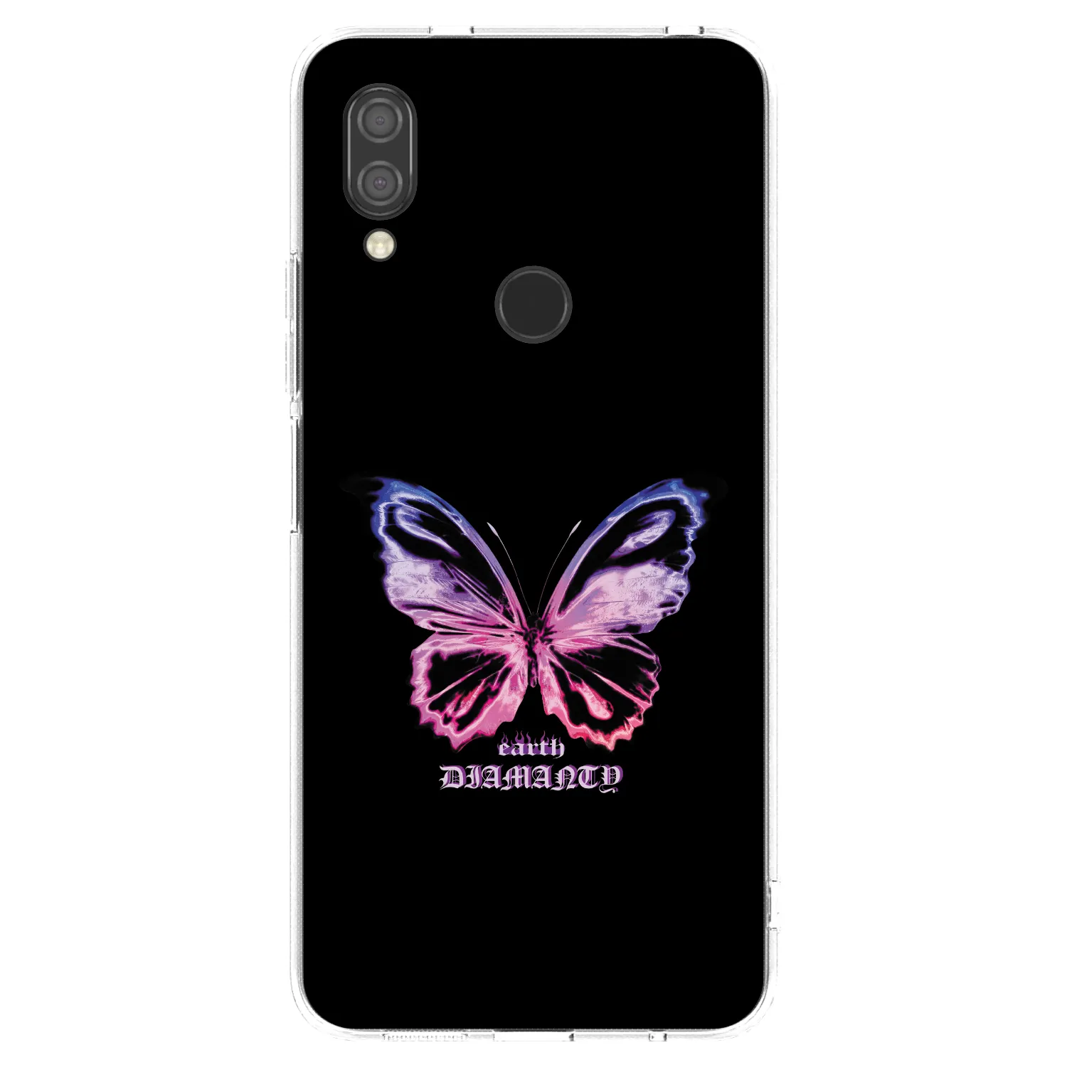 Picasee silikonska prozirna maskica za Xiaomi Redmi 7 - Diamanty Purple