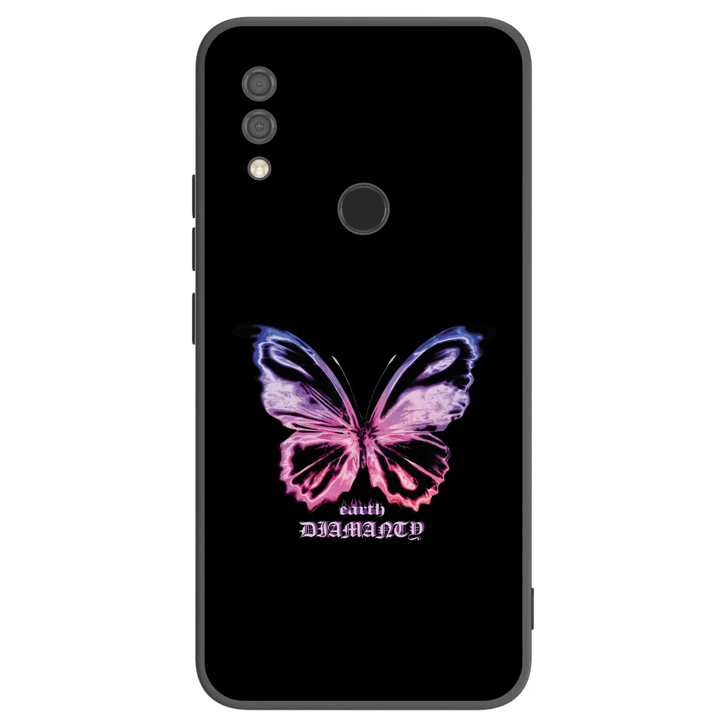 Picasee crna silikonska maskica za Xiaomi Redmi 7 - Diamanty Purple