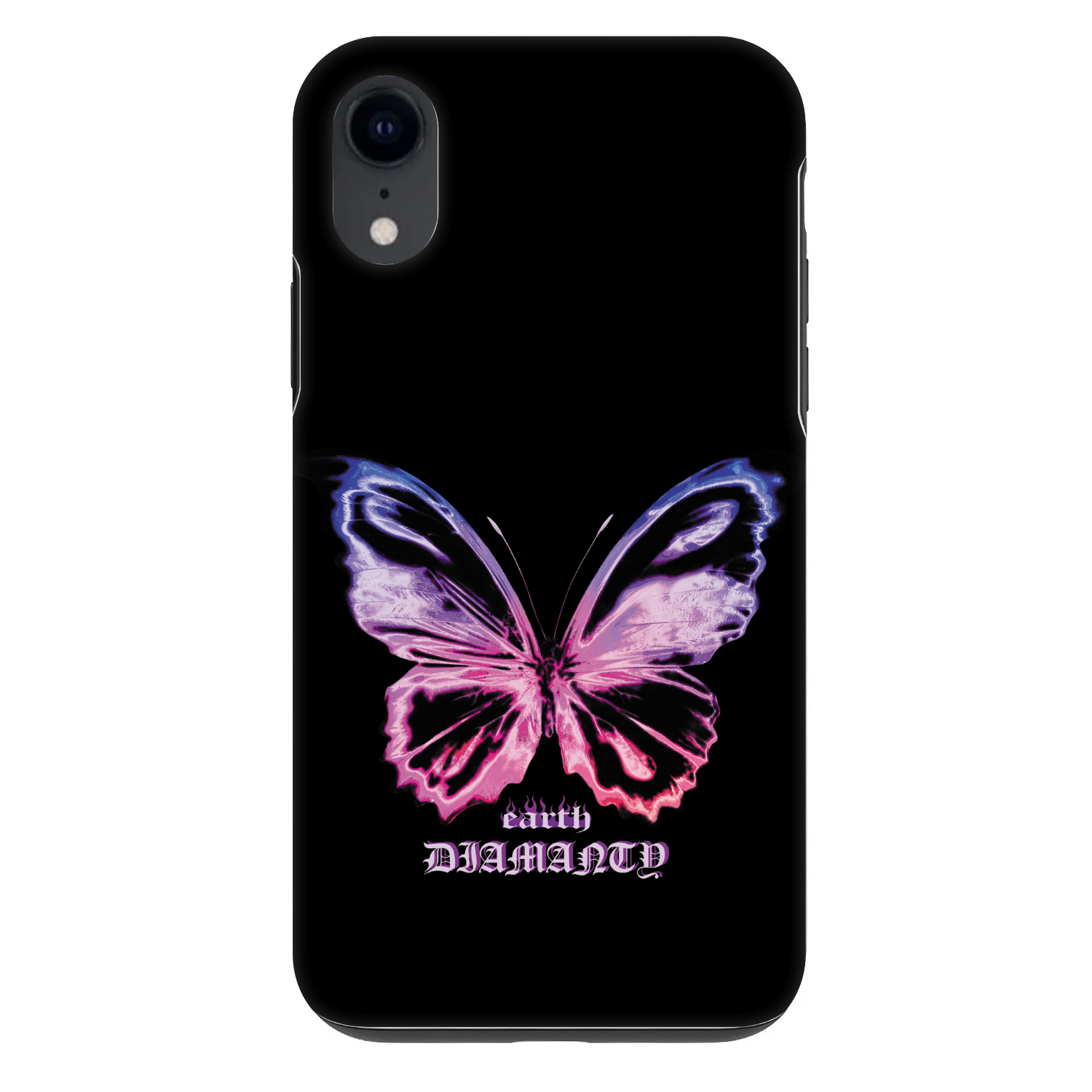 Picasee Fashion Case za Apple iPhone XR - Diamanty Purple