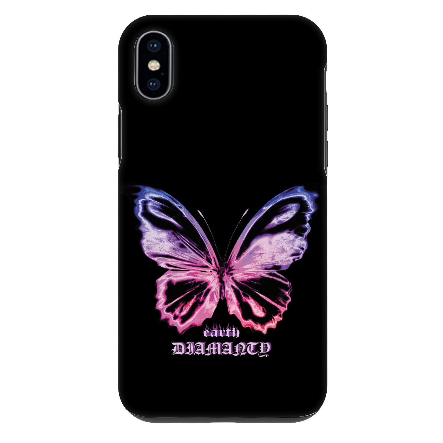 Picasee Fashion Case za Apple iPhone XS Max - Diamanty Purple