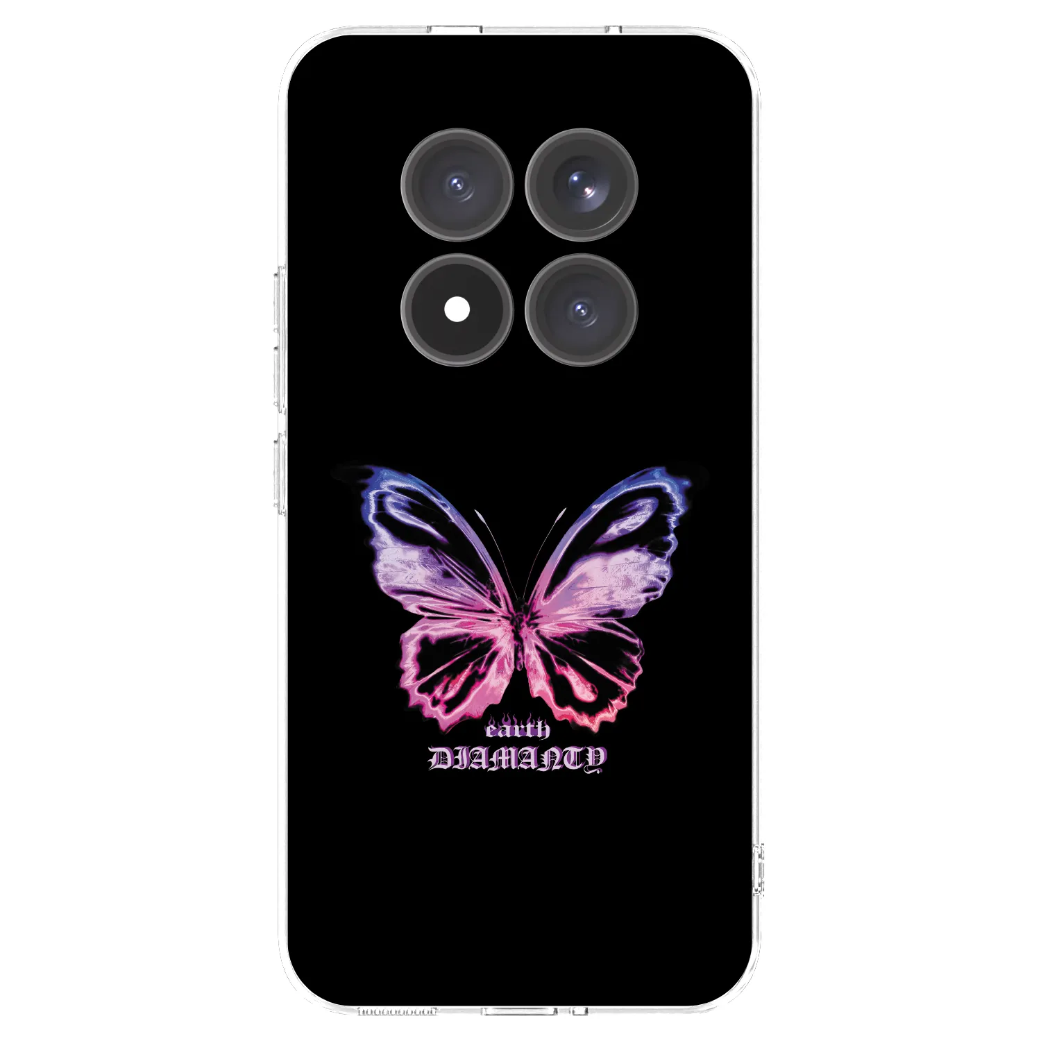 Picasee silikonska prozirna maskica za Xiaomi Redmi Note 15 Pro+ - Diamanty Purple