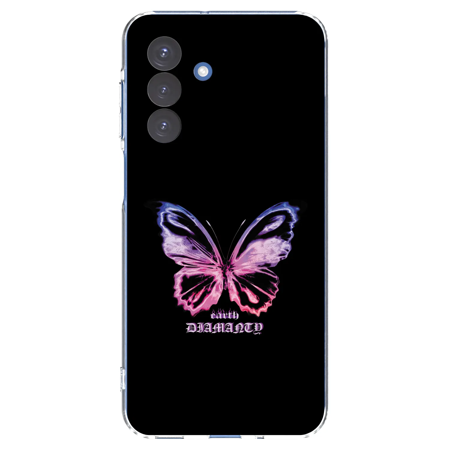 Picasee silikonska prozirna maskica za Samsung Galaxy A17 5G - Diamanty Purple