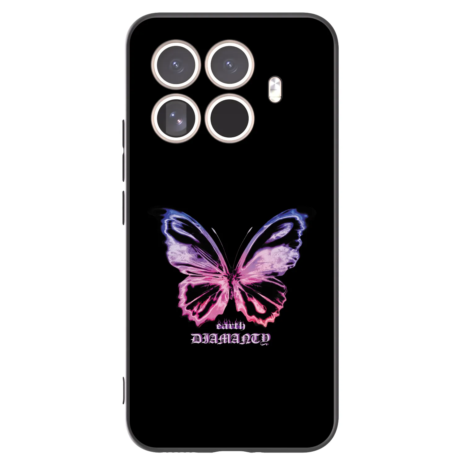 Picasee crna silikonska maskica za Xiaomi 15T Pro - Diamanty Purple