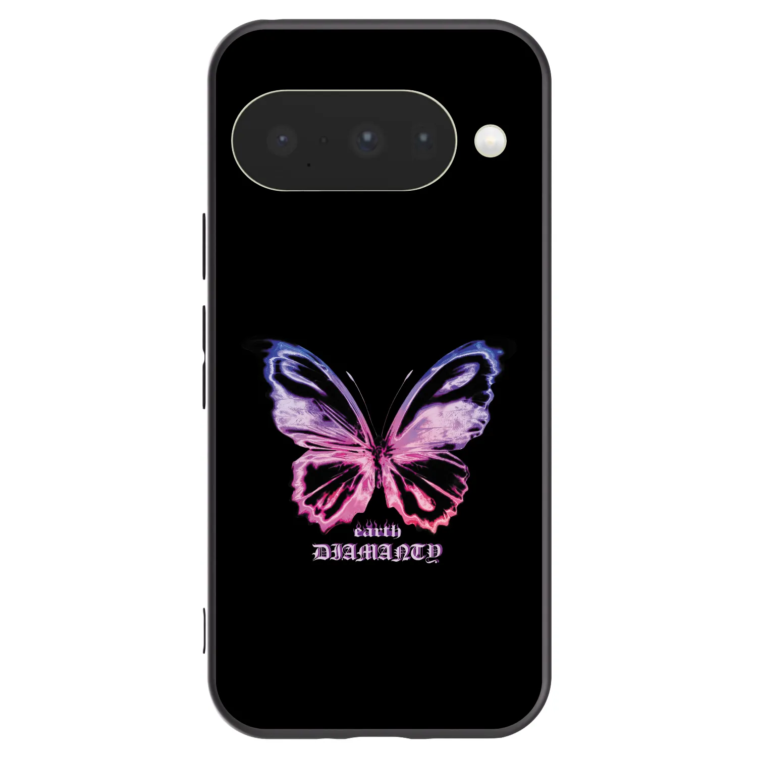 Picasee crna silikonska maskica za Google Pixel 10 - Diamanty Purple