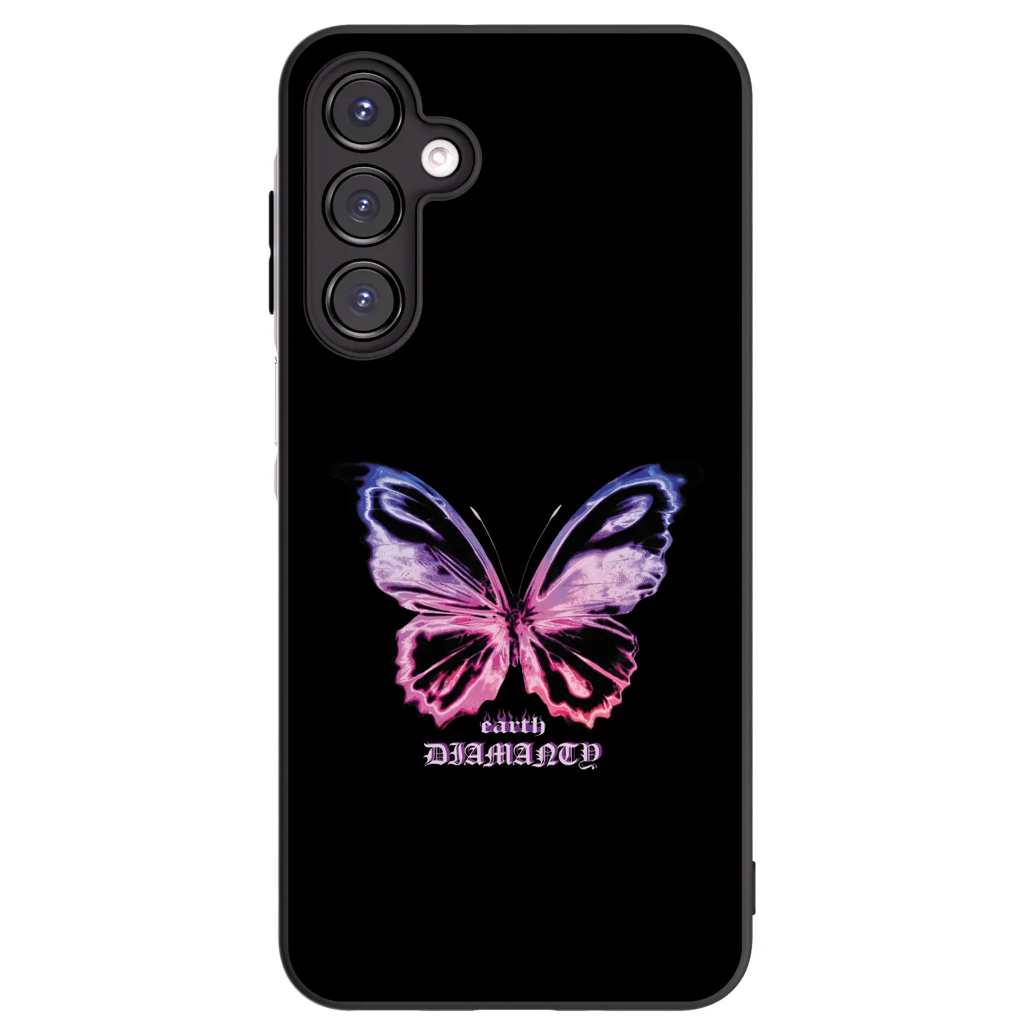 Picasee crna silikonska maskica za Samsung Galaxy A16 4G - Diamanty Purple