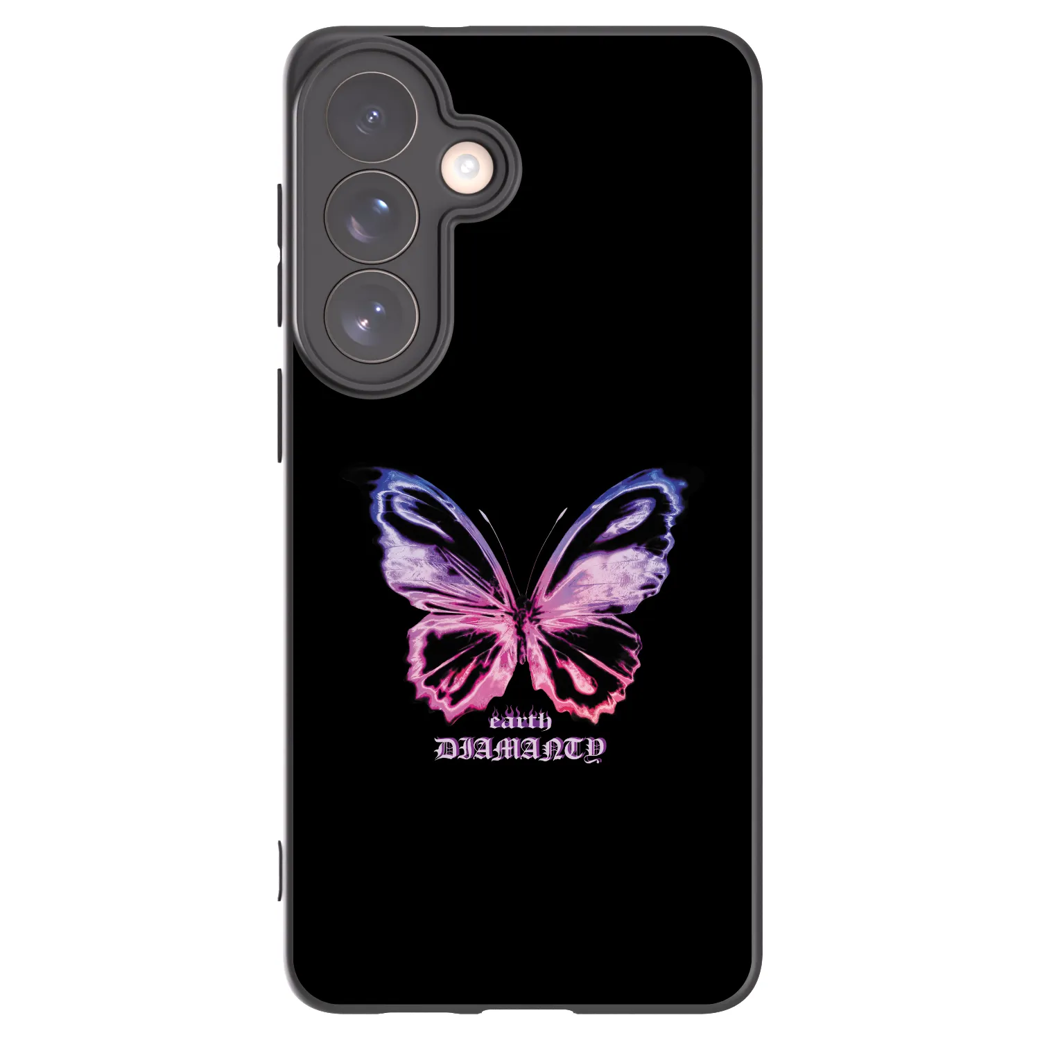 Picasee crna silikonska maskica za Samsung Galaxy S26+ - Diamanty Purple
