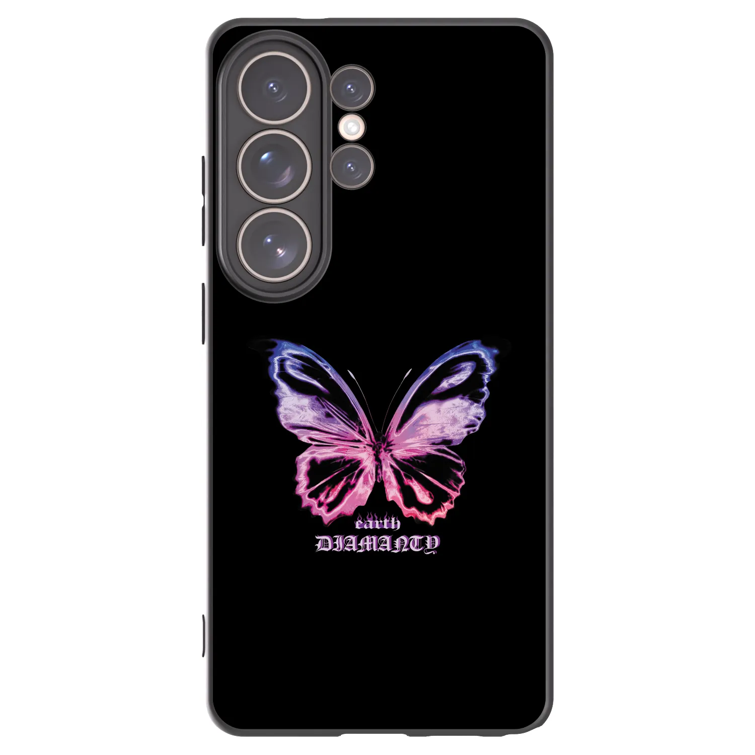Picasee crna silikonska maskica za Samsung Galaxy S26 Ultra - Diamanty Purple