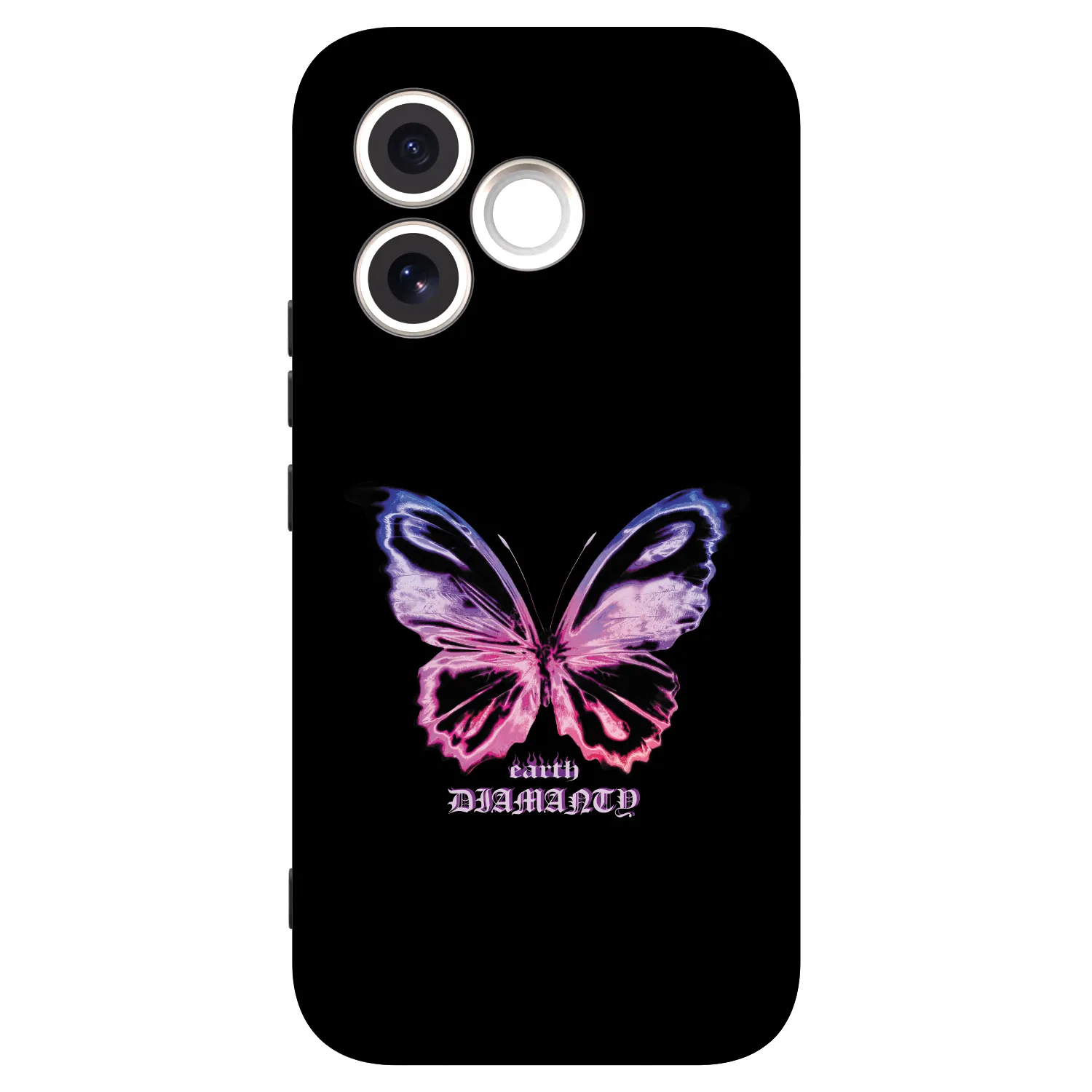 Picasee crna silikonska maskica za Honor 600 Lite - Diamanty Purple