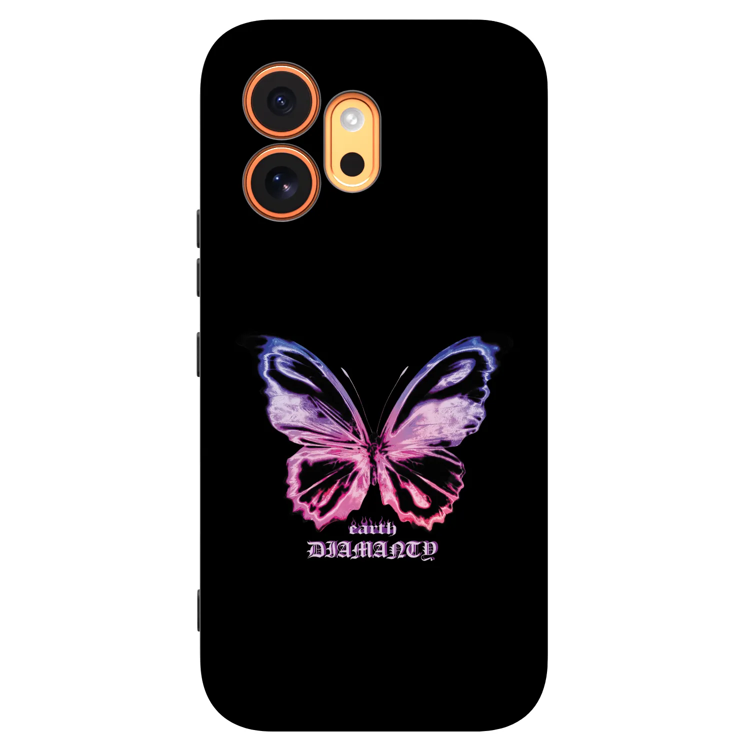 Picasee crna silikonska maskica za Honor 600 - Diamanty Purple