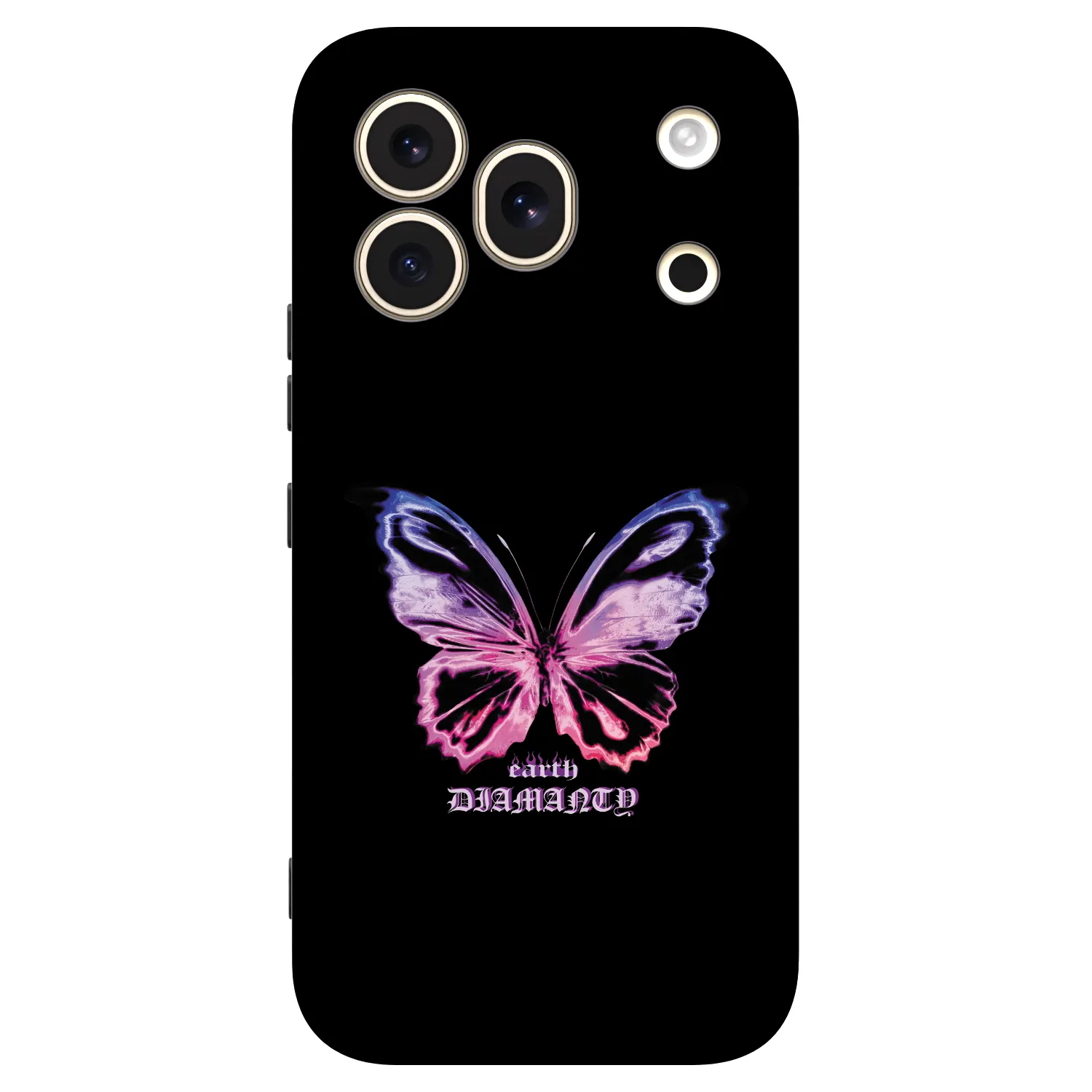 Picasee crna silikonska maskica za Honor 600 Pro - Diamanty Purple