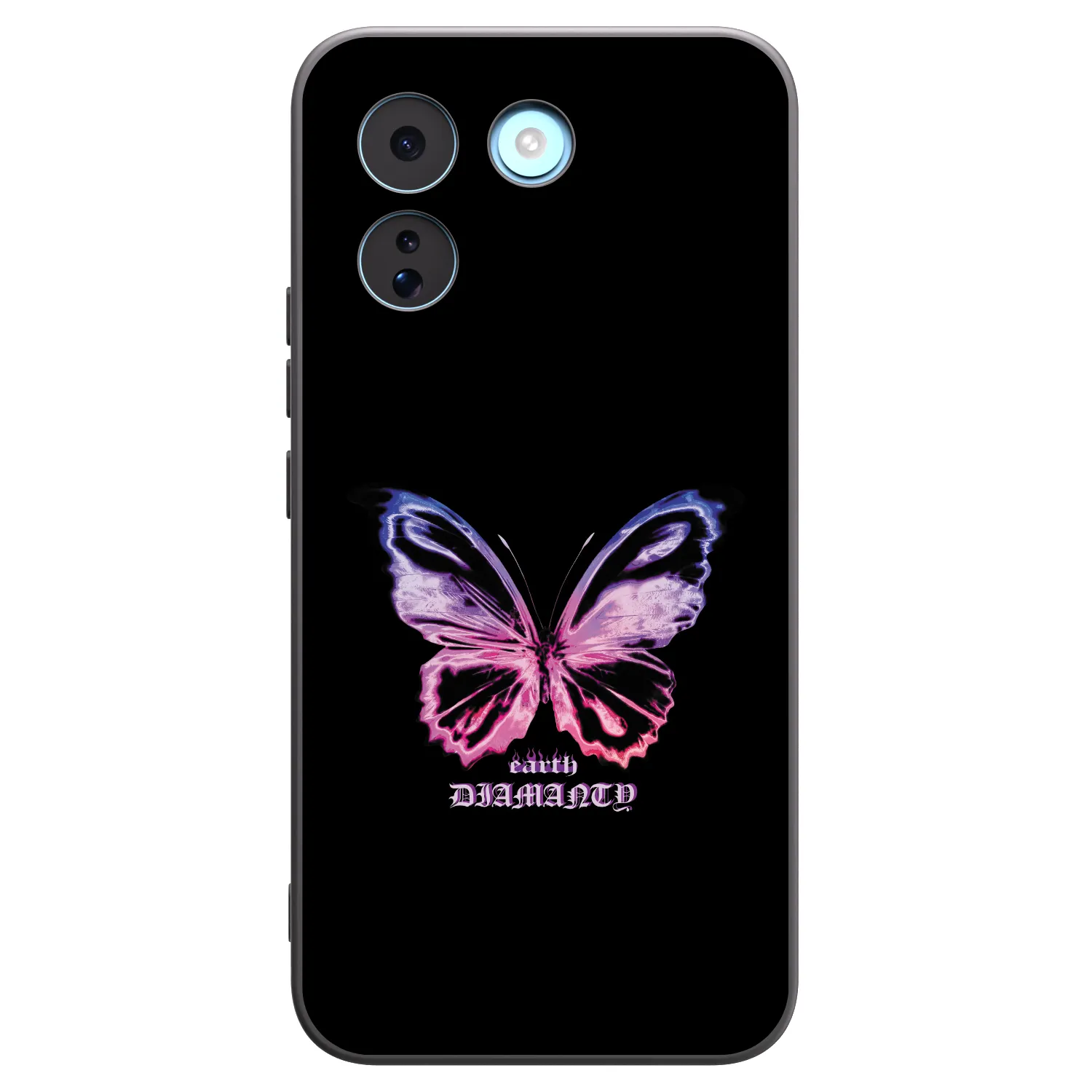 Picasee crna silikonska maskica za Xiaomi Redmi Note 17 Pro MAX 5G - Diamanty Purple