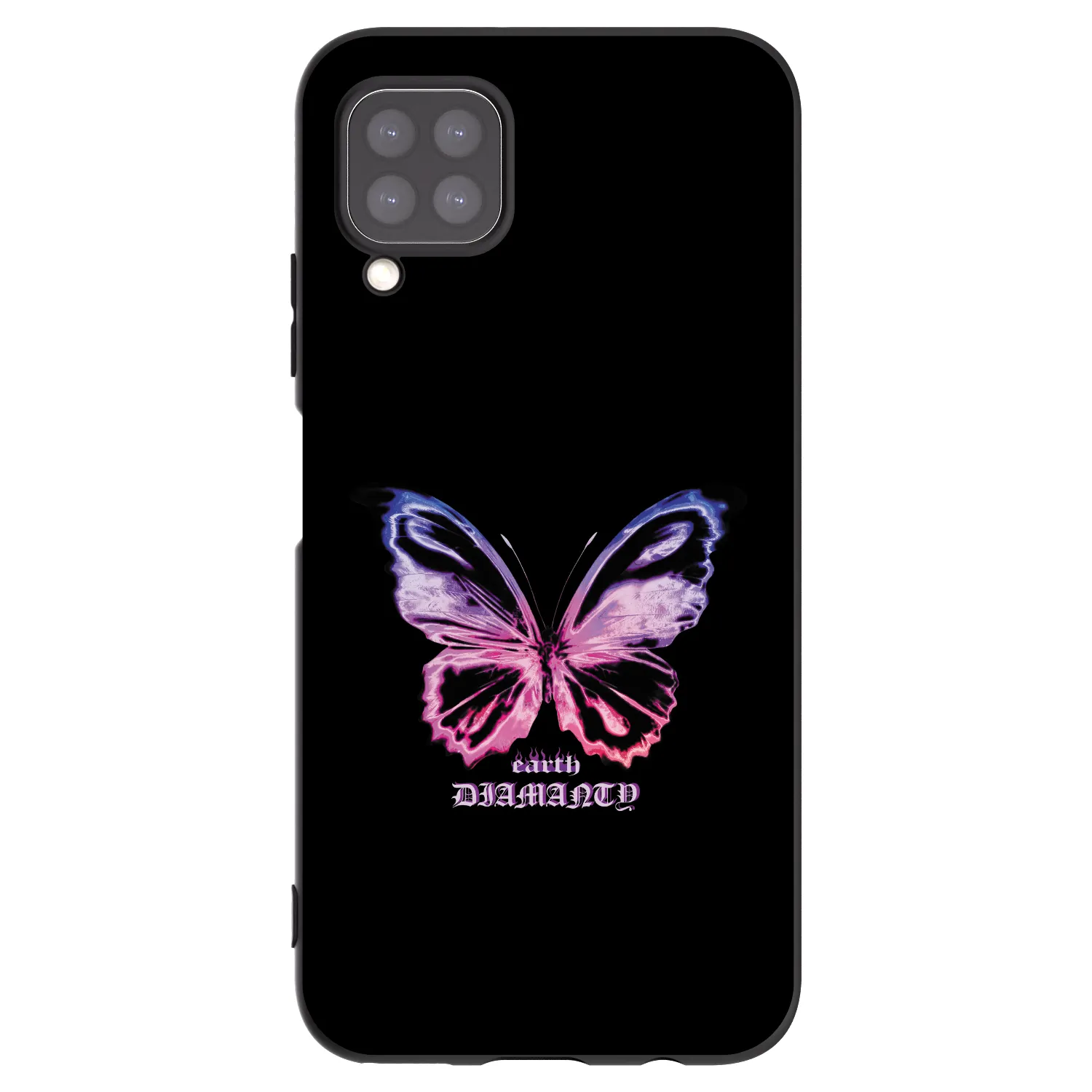 Picasee crna silikonska maskica za Huawei P40 Lite - Diamanty Purple