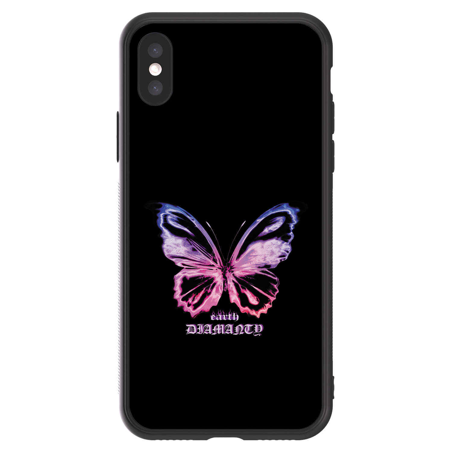 Picasee ULTIMATE CASE za Apple iPhone X/XS - Diamanty Purple