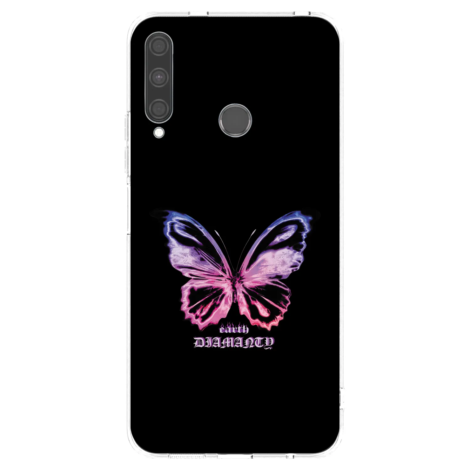 Picasee silikonska prozirna maskica za Huawei P40 Lite E - Diamanty Purple