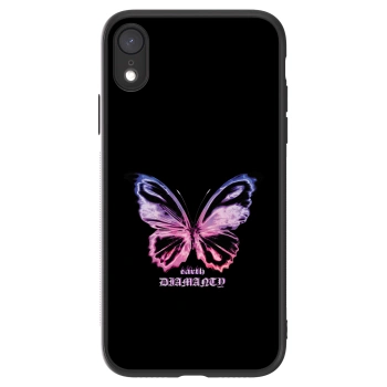 Picasee ULTIMATE CASE za Apple iPhone XR - Diamanty Purple