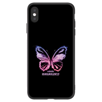Picasee ULTIMATE CASE za Apple iPhone XS Max - Diamanty Purple