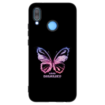 Picasee crna silikonska maskica za Huawei P20 Lite - Diamanty Purple